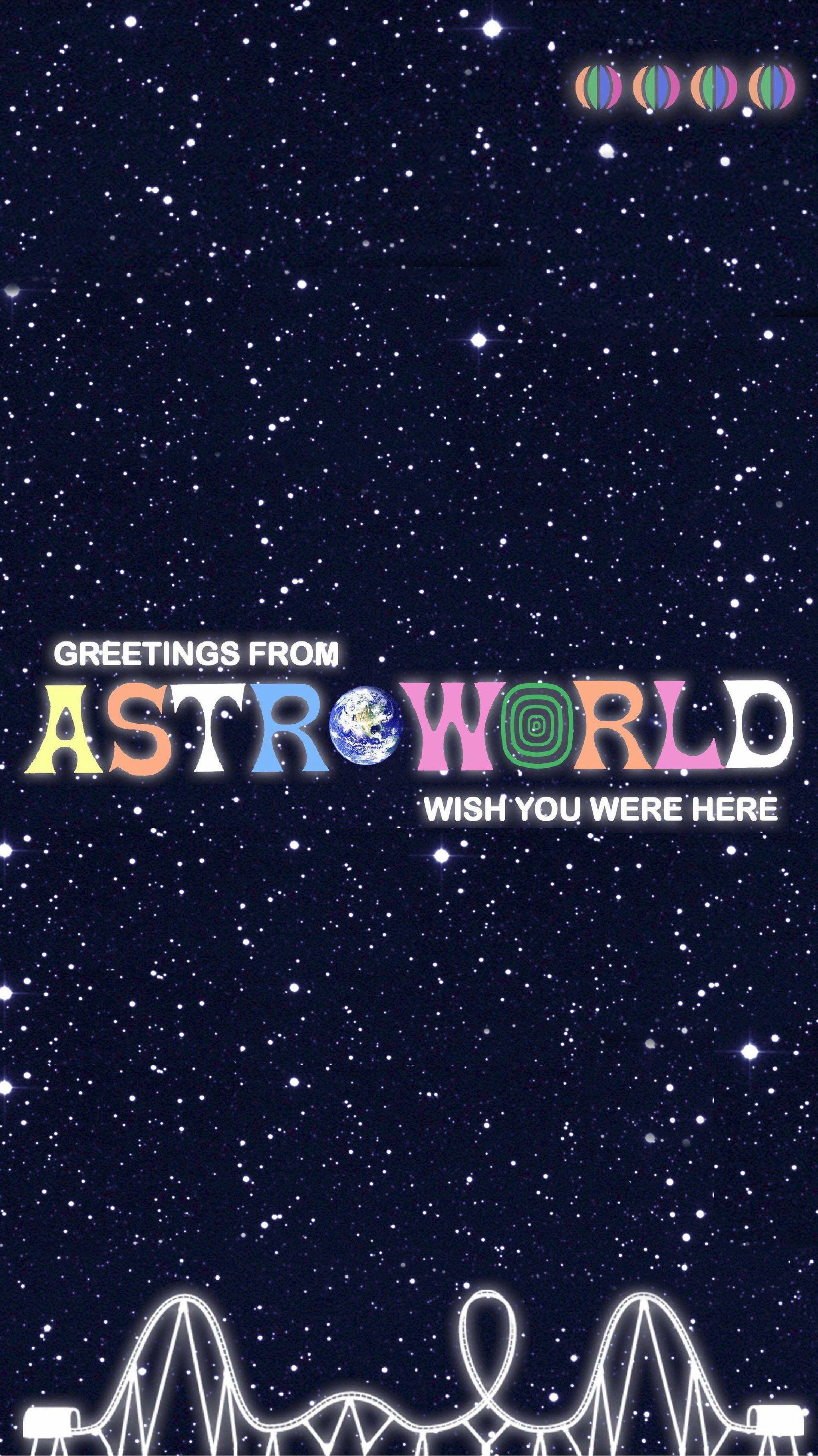 2048x3643 Astroworld Wallpaper I made a while ago