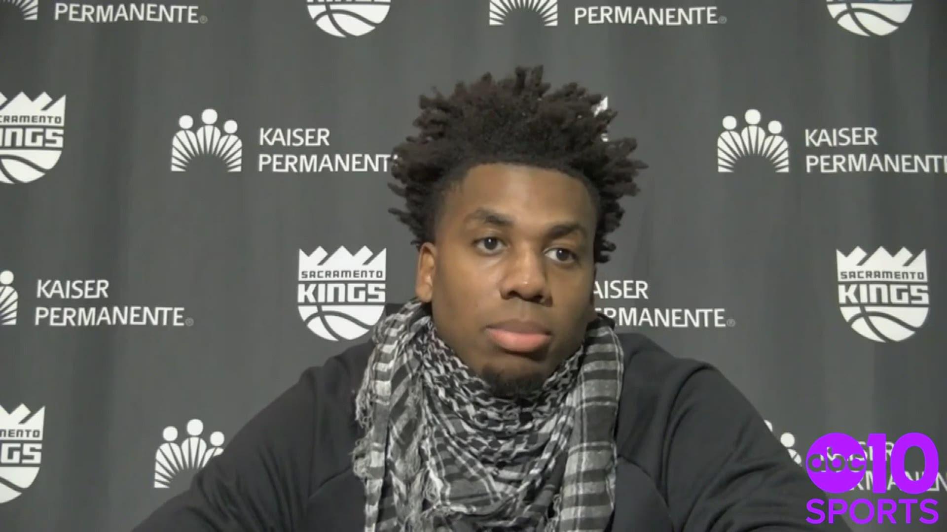 1920x1080 Kings C Hassan Whiteside on Nikola Vucevic's big night in Sacramento's loss to the Orlando Magic