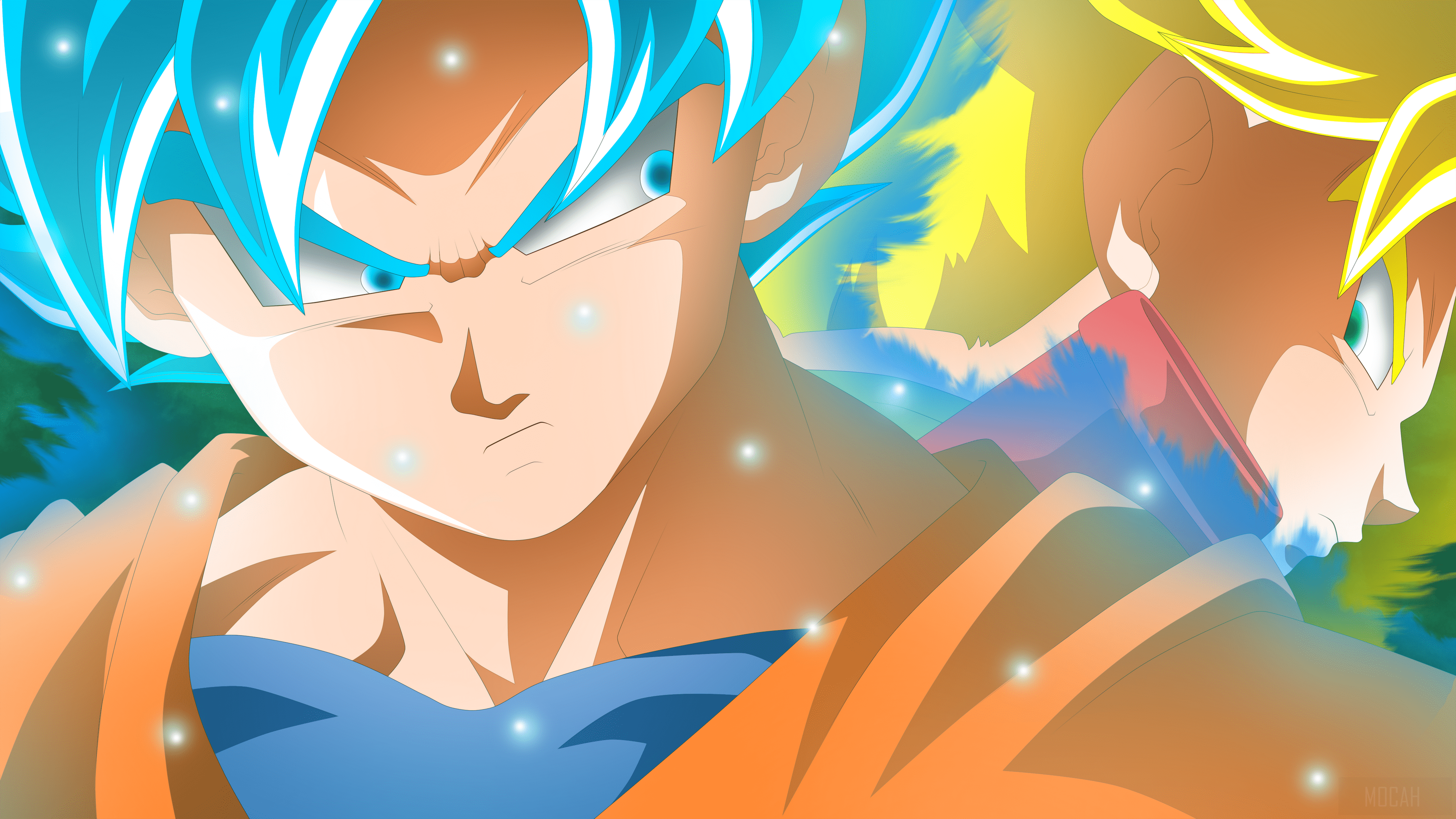 3840x2160 Goku, Super Saiyan Blue, Trunks 4k wallpaper. Mocah HD Wallpaper