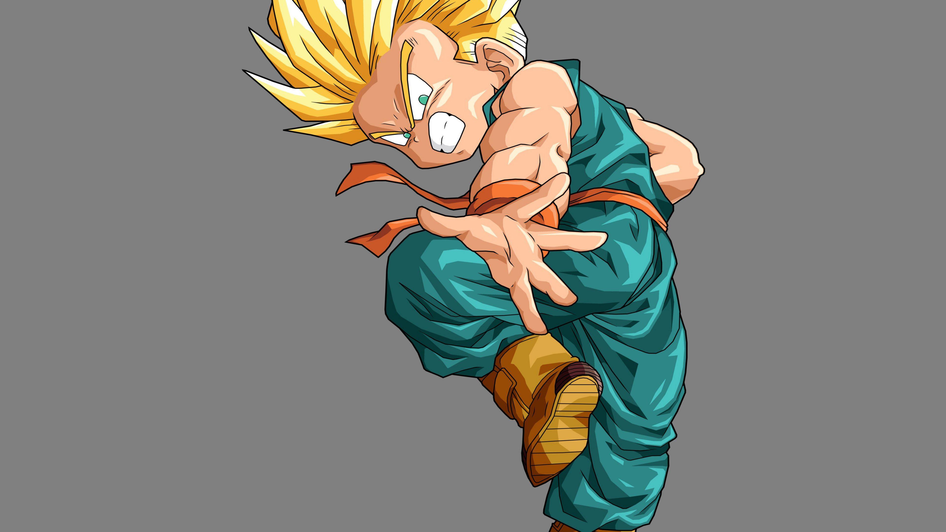 3840x2160 Kid Trunks SSJ (DBZ) 4K UHD Wallpaper