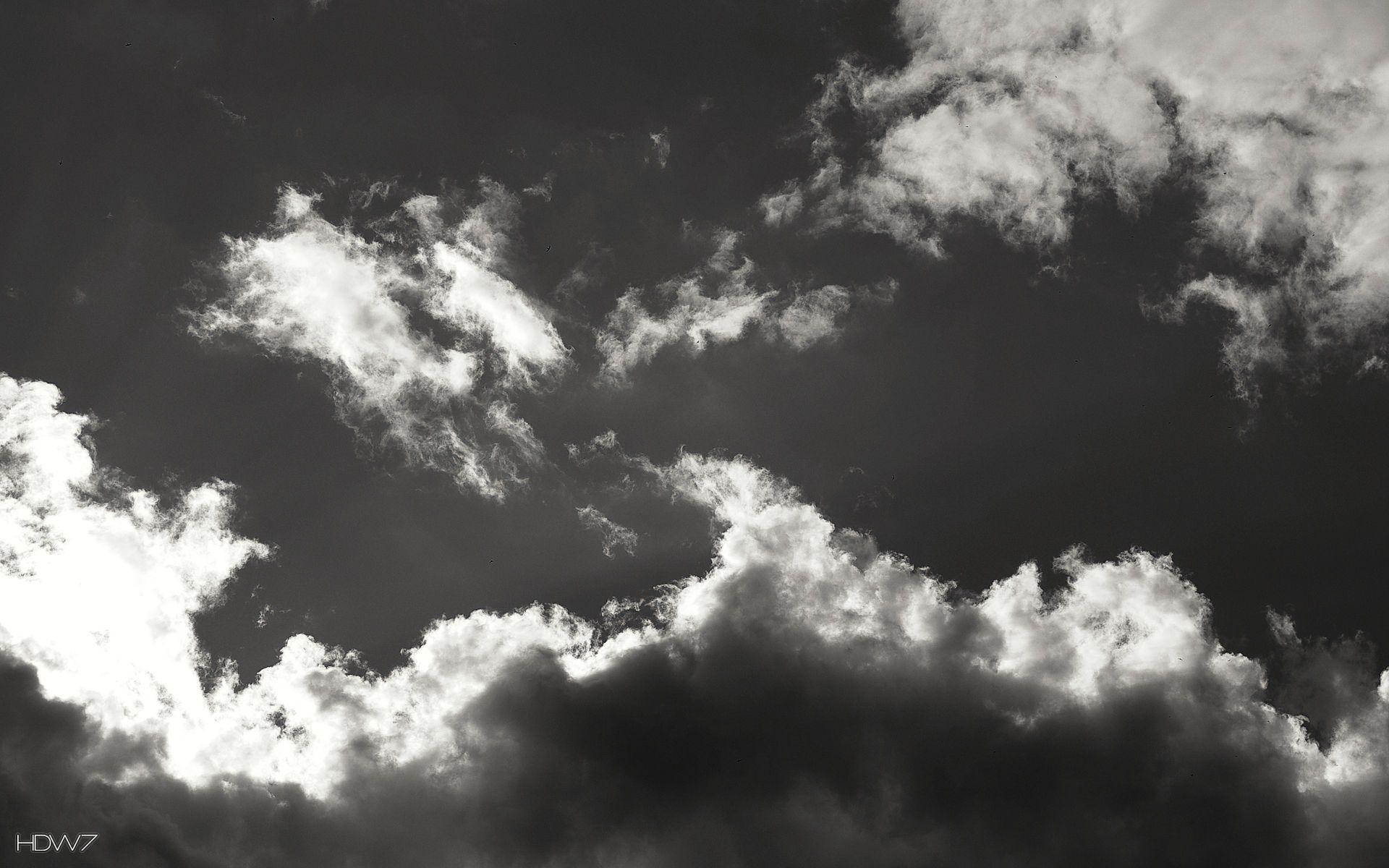 Black and White Clouds Wallpapers - Top Free Black and White Clouds Backgrounds - WallpaperAccess