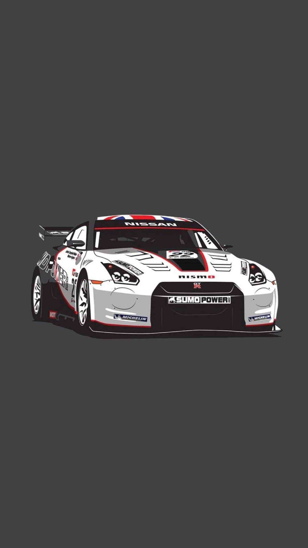 1080x1919 Nissan GTR Race Car IPhone Wallpaper Wallpaper : IPhone Wallpaper