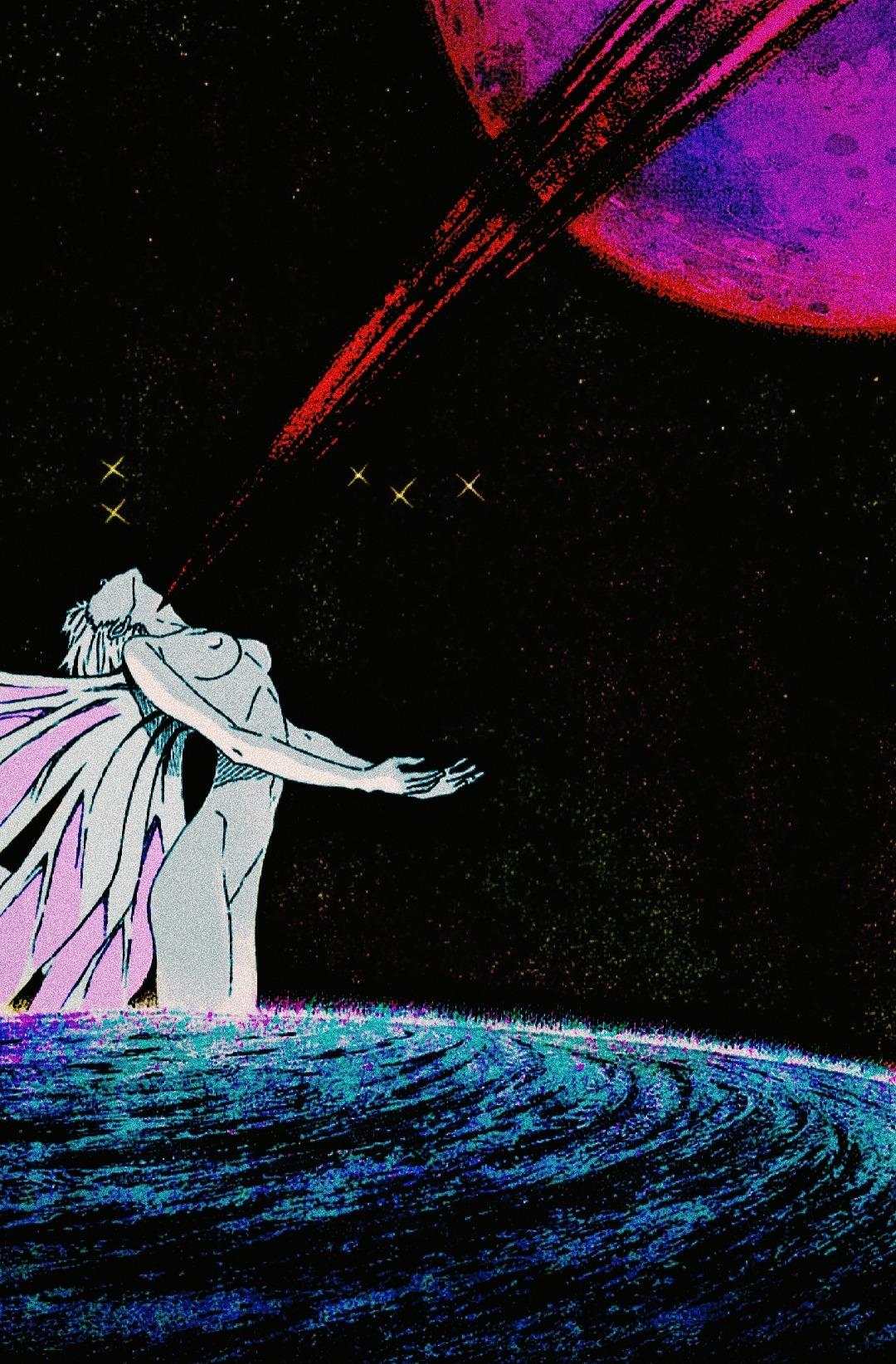 1080x1643 Neon Genesis Aesthetic Wallpaper