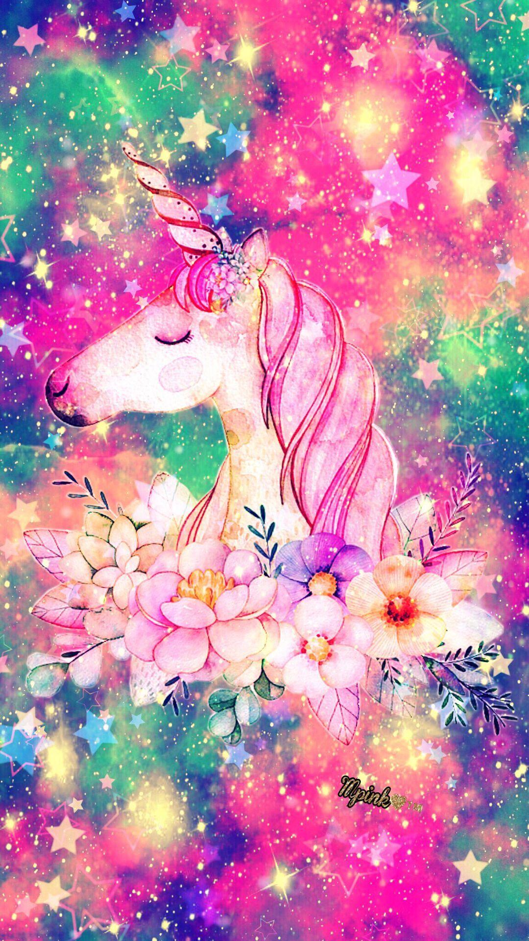 Beautiful Rainbow Unicorn On The Cloud Background Background Galaxy Unicorn  Background Image And Wallpaper for Free Download