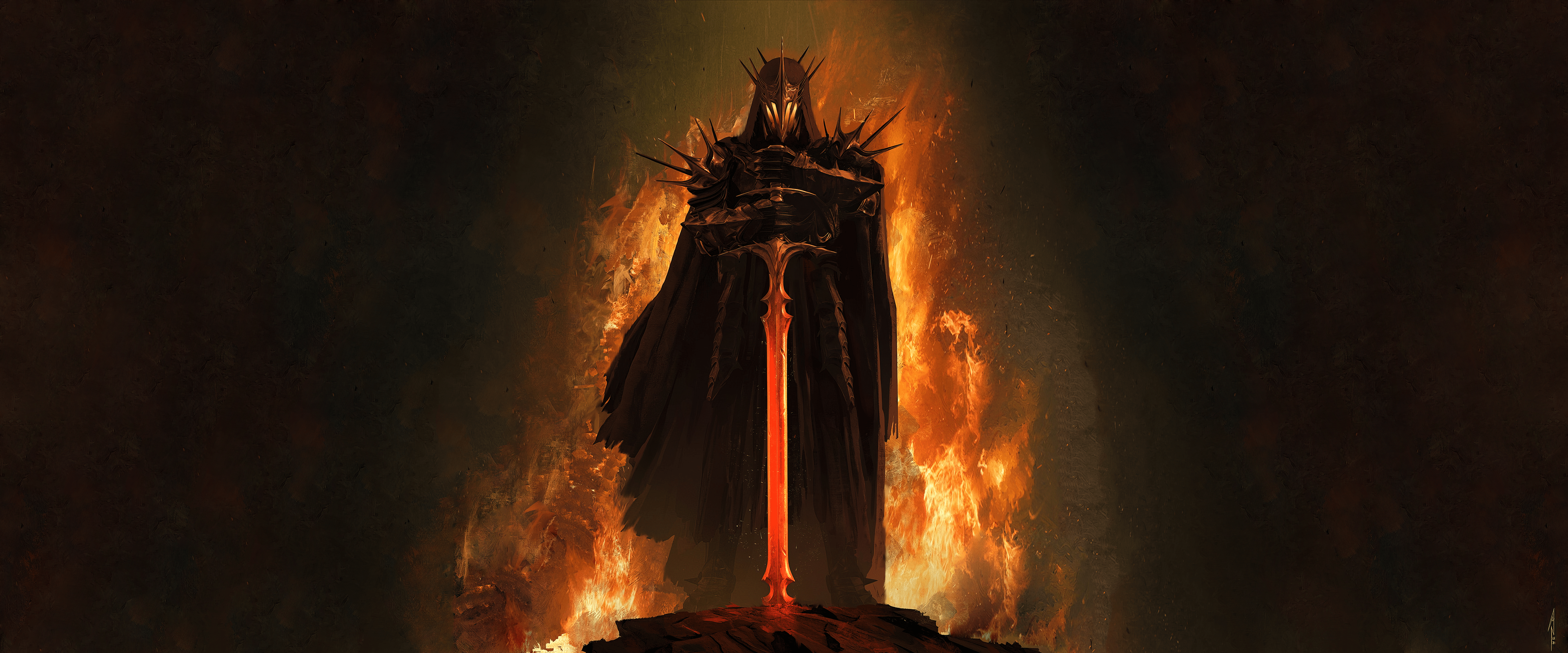 3840x1600 Witch King Of Angmar The Lord Of The Rings Nazgul J R R Tolkien Wallpaper:3840x1600