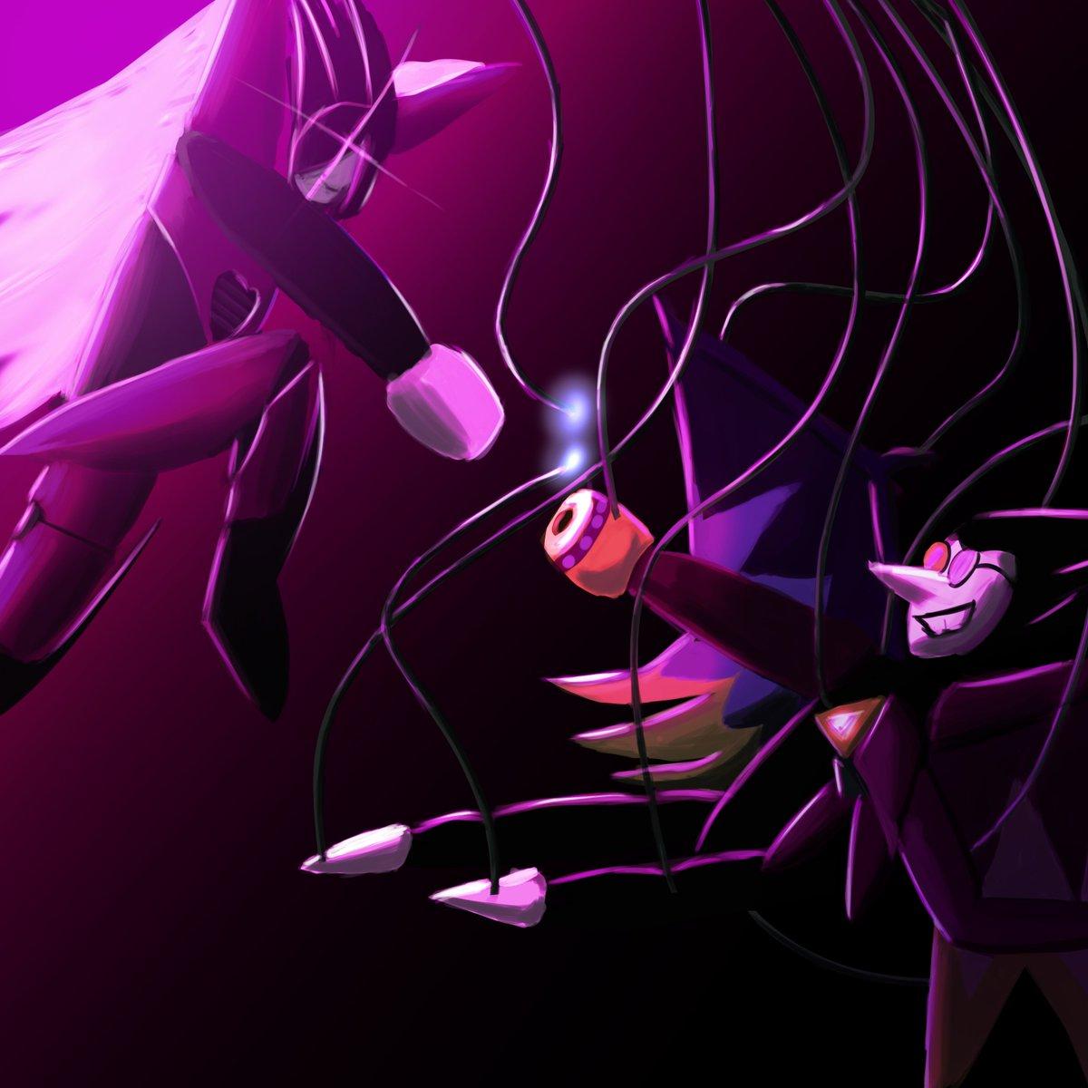 1200x1200 Actually 3 accounts in a trenchcoat I was playing #Deltarune Chapter 2 and I noticed that the new secret boss #spamton had a. suspicious resemblance to #Mettaton #Neo from #
