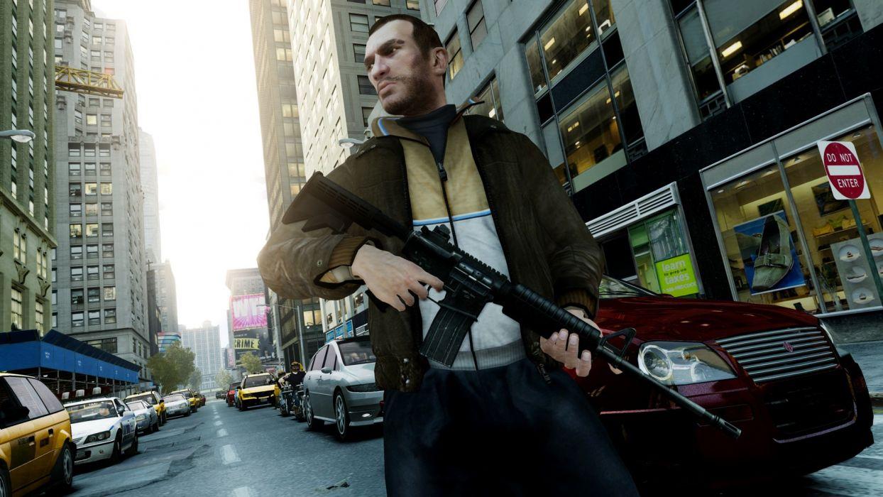 1244x700 Video games screenshots Niko Bellic Grand Theft Auto IV wallpaperx1080