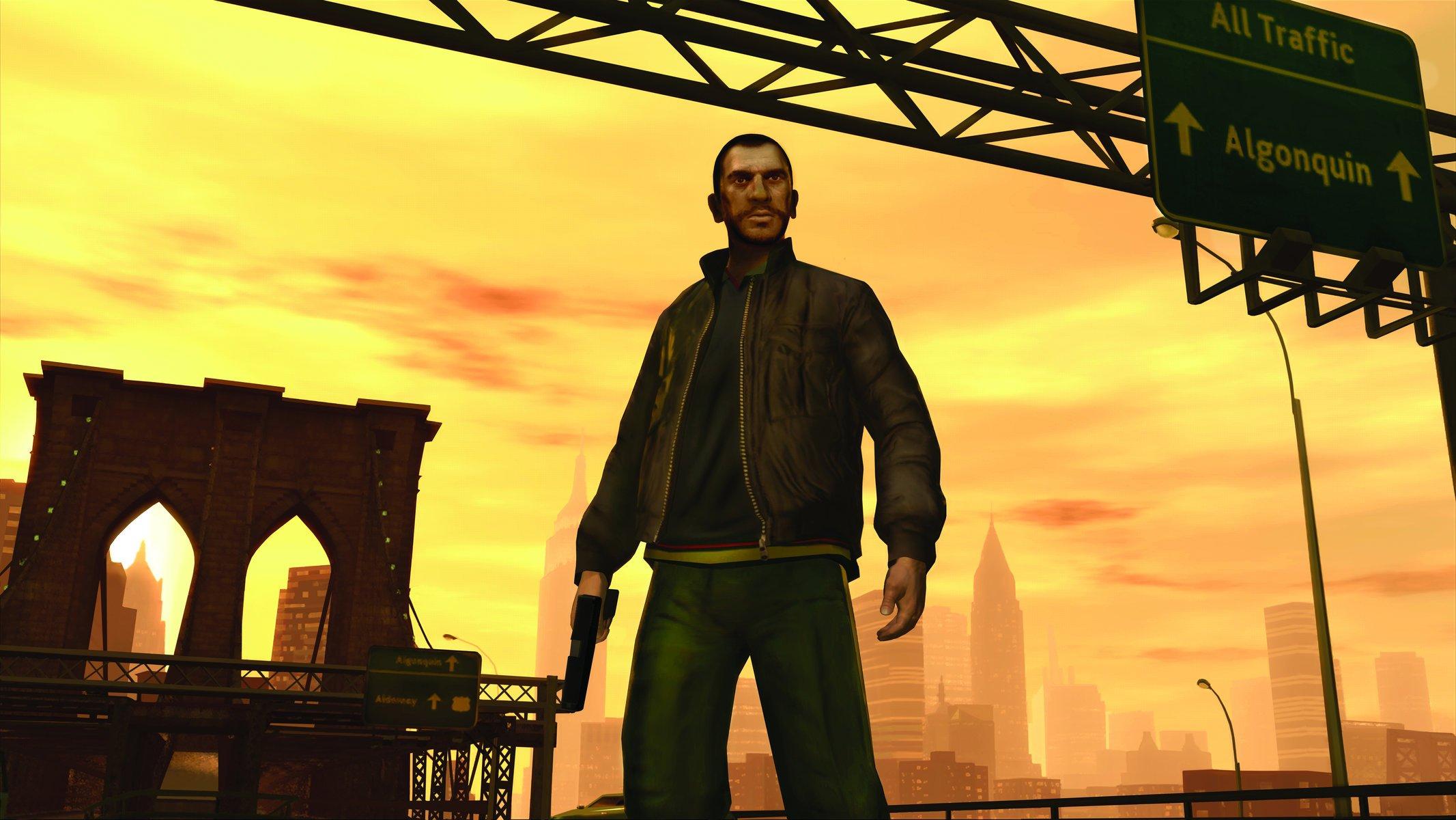 2133x1200 Grand Theft Auto Iv Niko Bellic Liberty City New York 4 HD Wallpaper