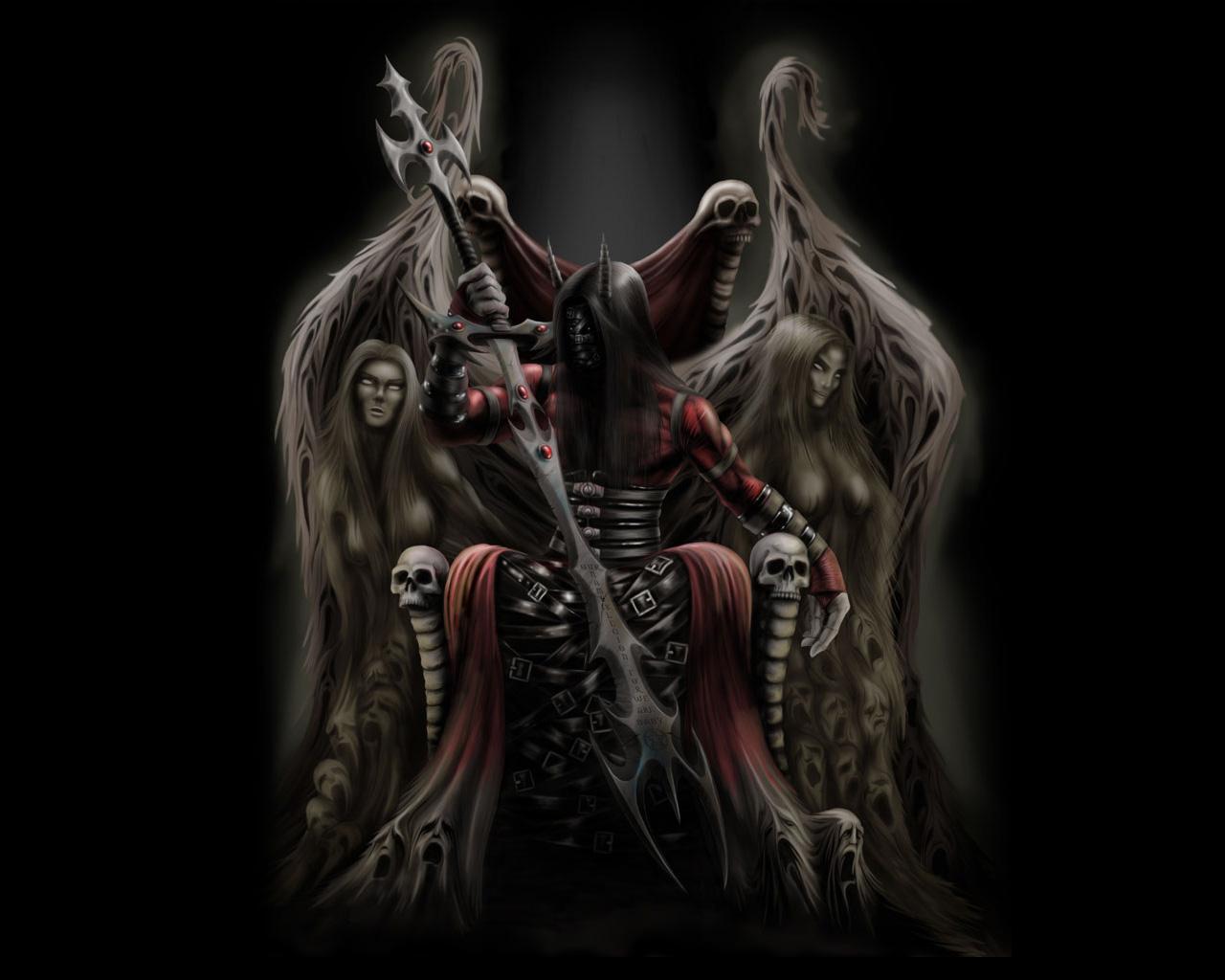 1280x1024 20++ Anime Demon King Wallpaper