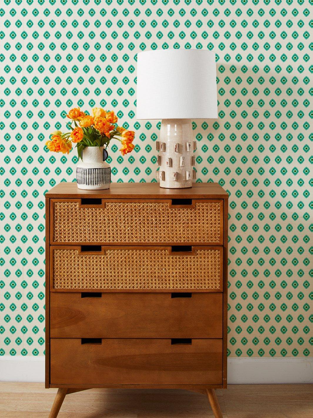 1065x1420 Tangier Medallion' Grasscloth Wallpaper By Wallshoppe. Natural Woven Grasscloth Wallpaper & Wall Coverings
