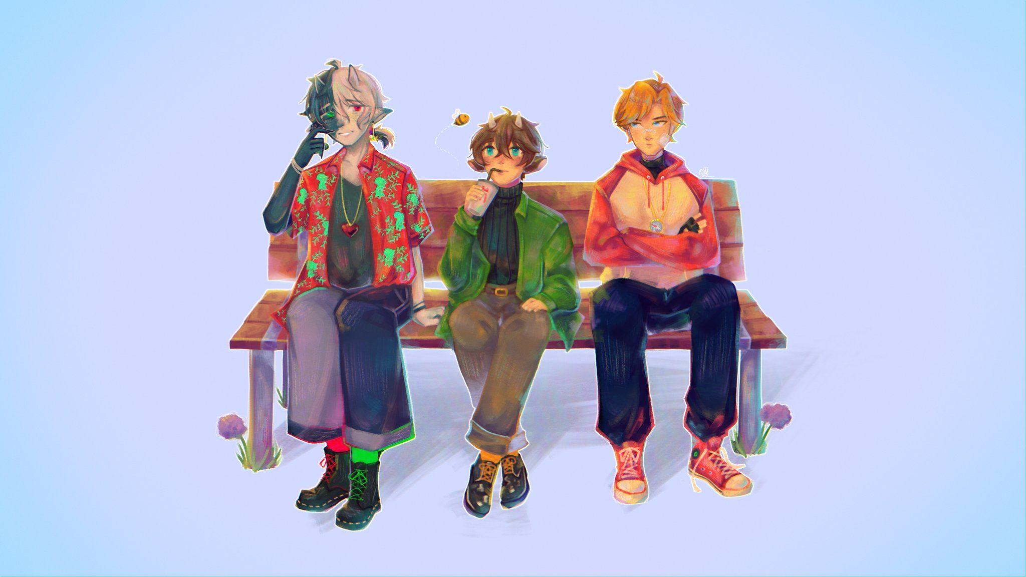 Bench Trio Wallpapers - Top Free Bench Trio Backgrounds - WallpaperAccess