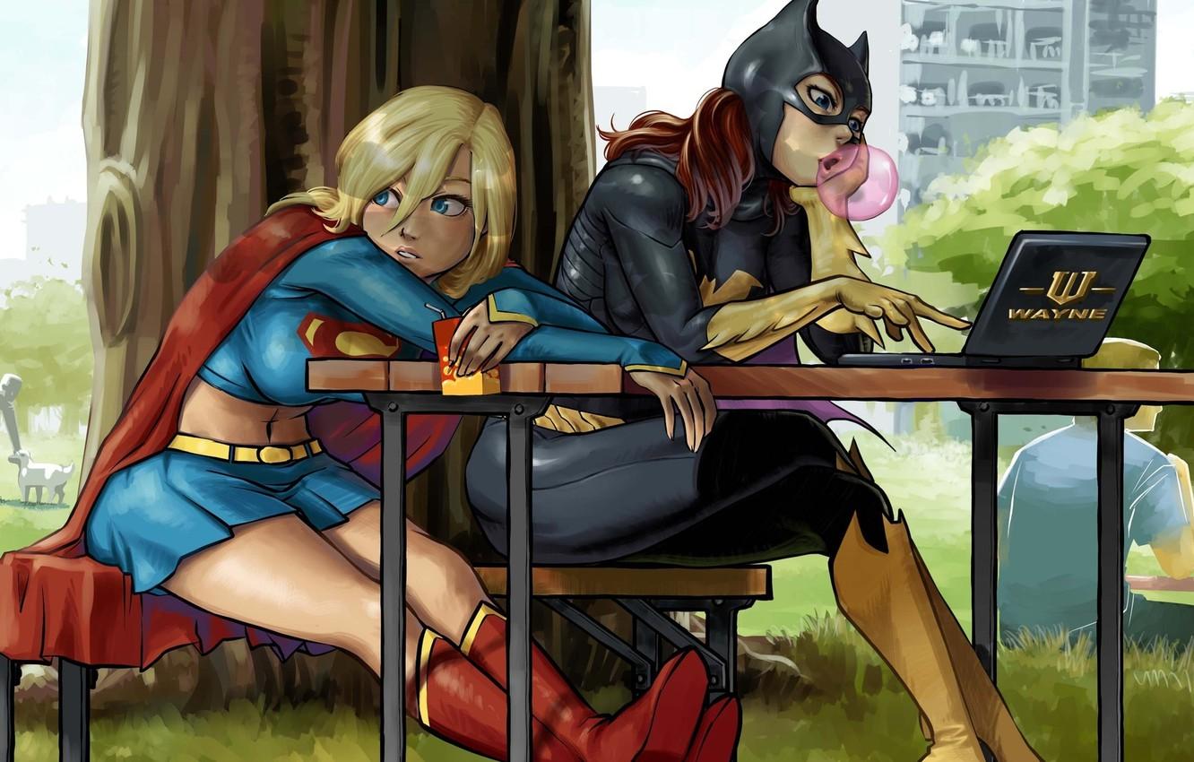 1332x850 Wallpaper girls, anime, marvel image for desktop, section прочее