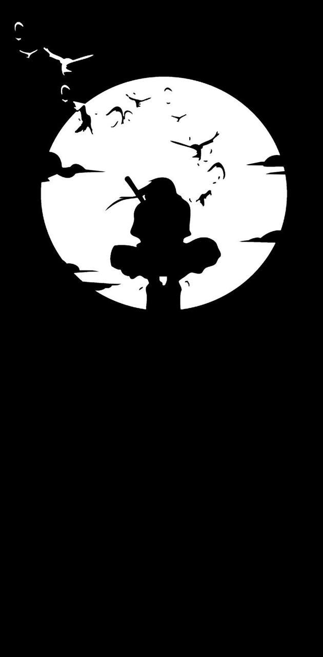 630x1280 Uchiha Itachi Black wallpaper