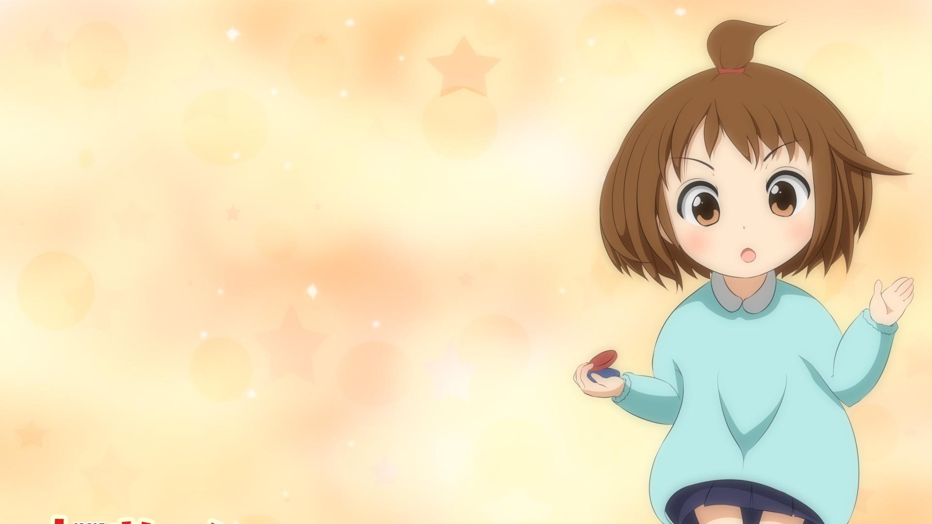 1920x1080 Wallpaper K On, Hirasawa Yui, Girl, Brunette, Cute Anime Xbox One
