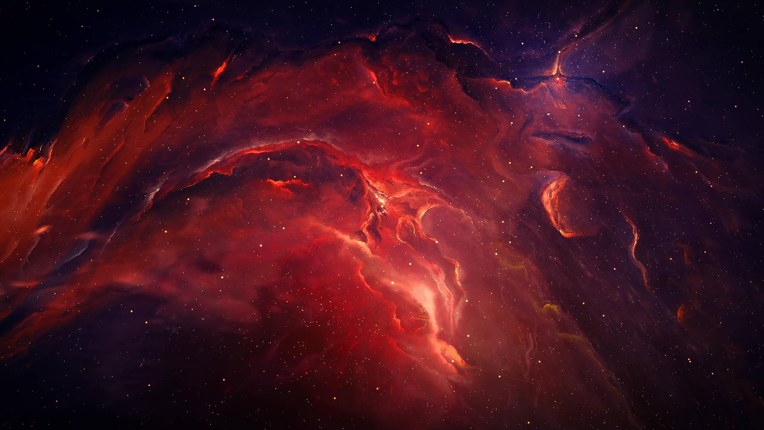2560X1440 Red Space Wallpapers - Top Free 2560X1440 Red Space ...
