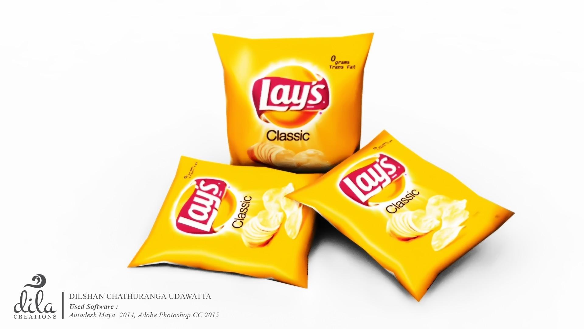 1920x1080 Potato Chips Bag Modeling, DILSHAN UDAWATTA