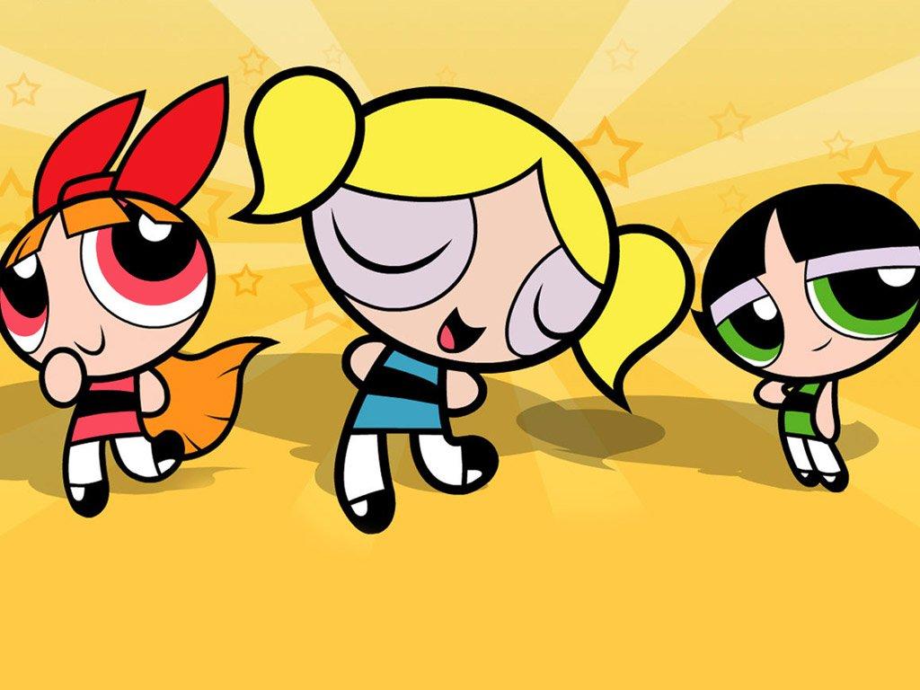 1024x768 Bts As Power Puff Girls HD Wallpaper