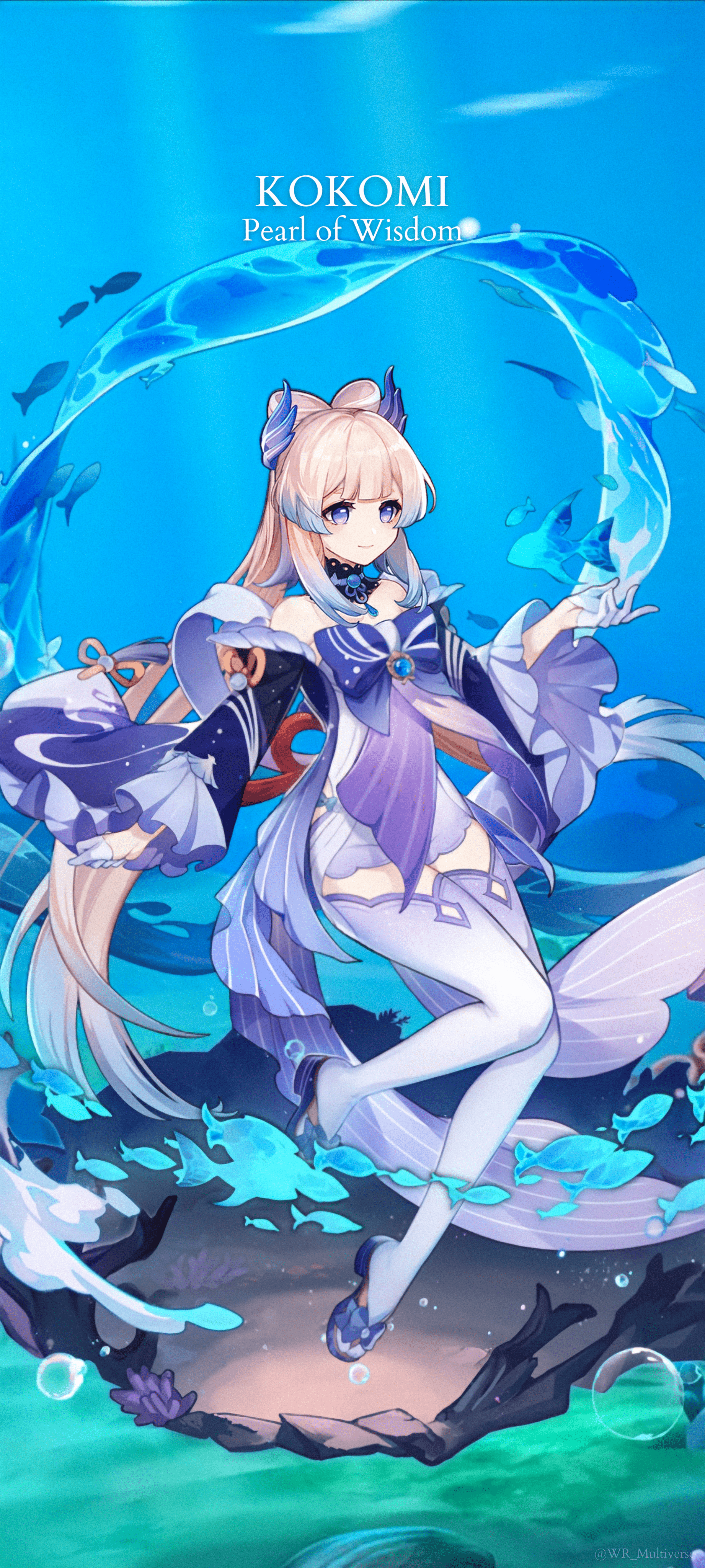 1842x4096 Mobile Wallpaper for Kokomi: Kokomi_Mains