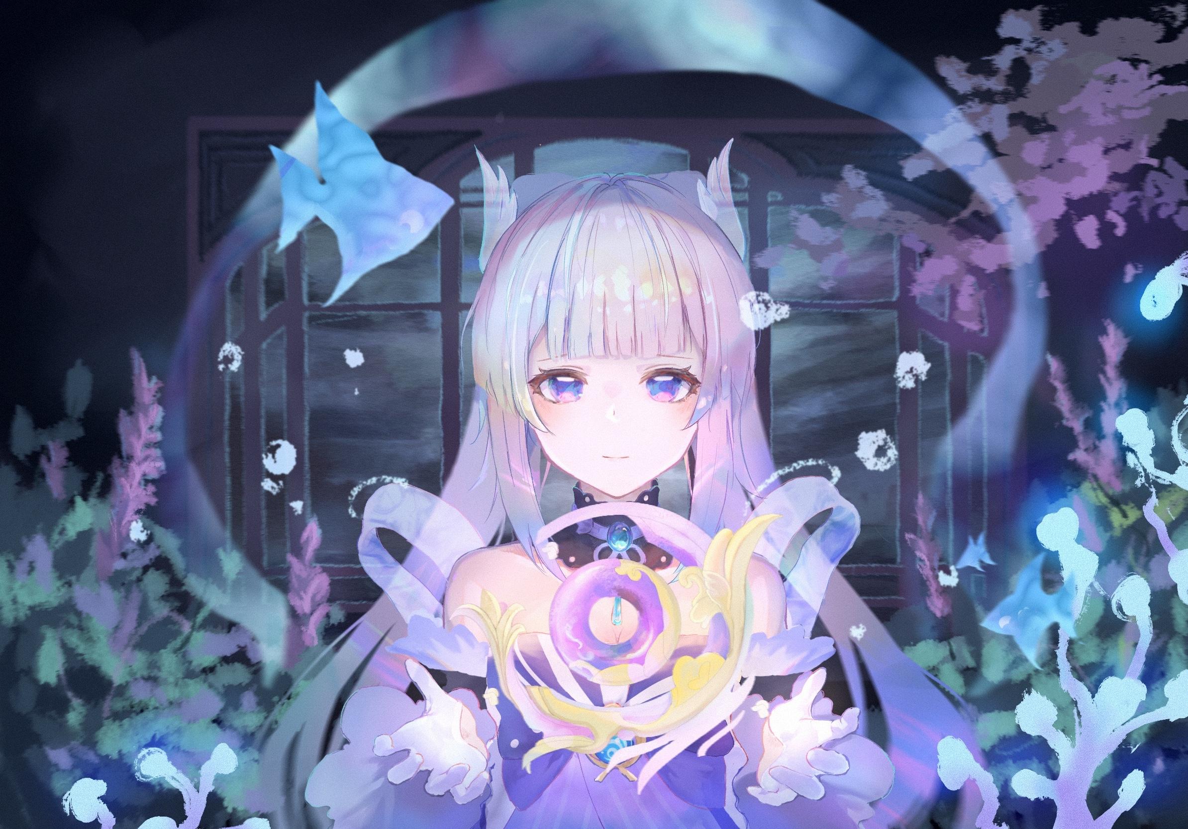 2388x1668 Sangonomiya Kokomi Impact Anime Image Board