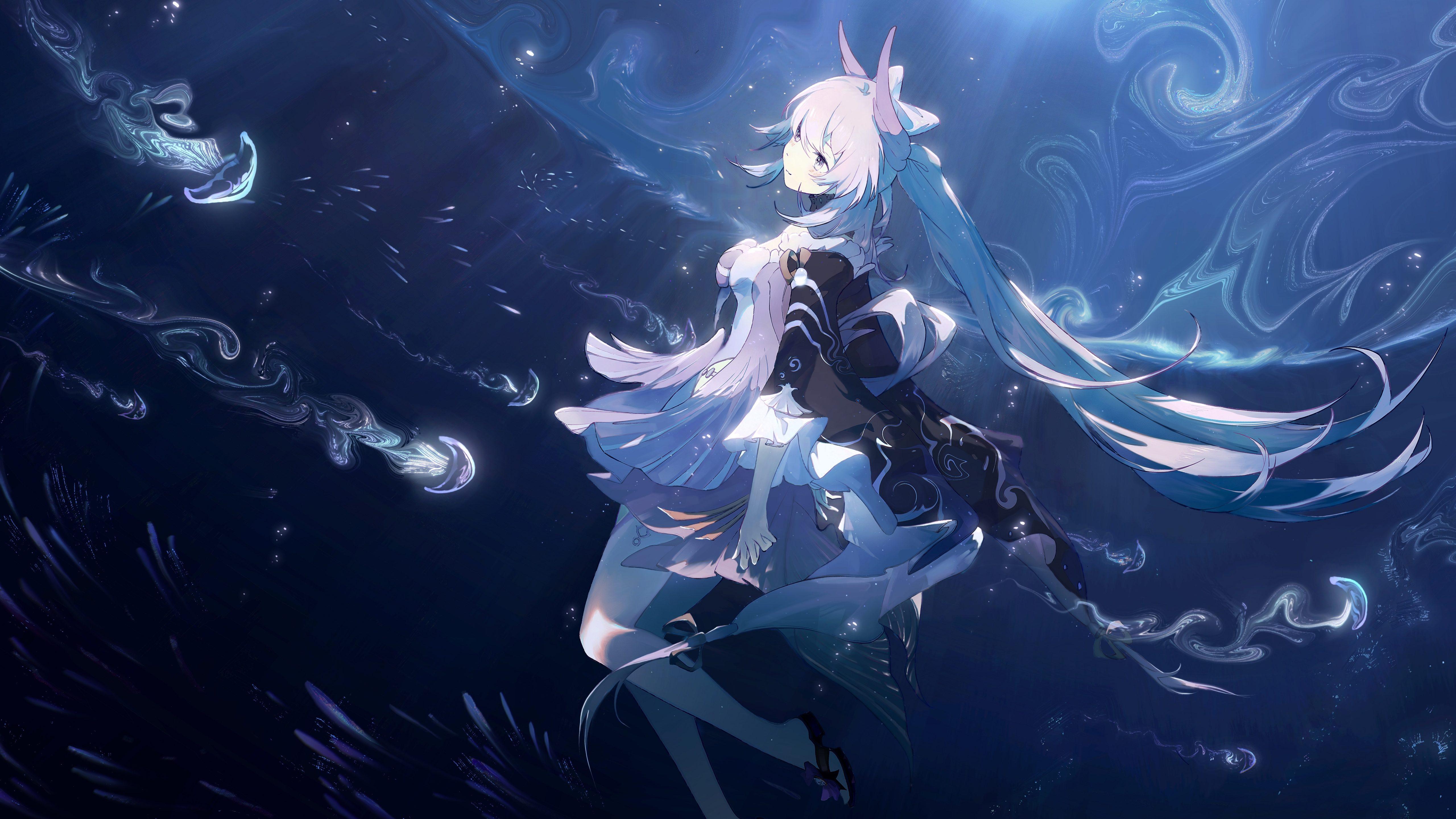 5120x2880 Sangonomiya Kokomi Genshin Impact 8k