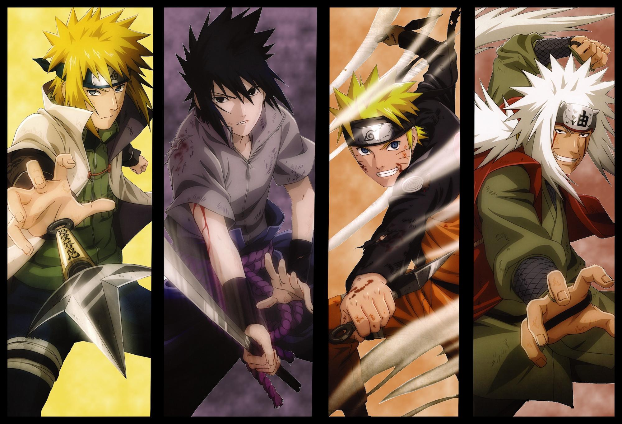 2000x1362 Minato Sasuke Naruto And Jiraya Wallpaper HD for Dekstop Background