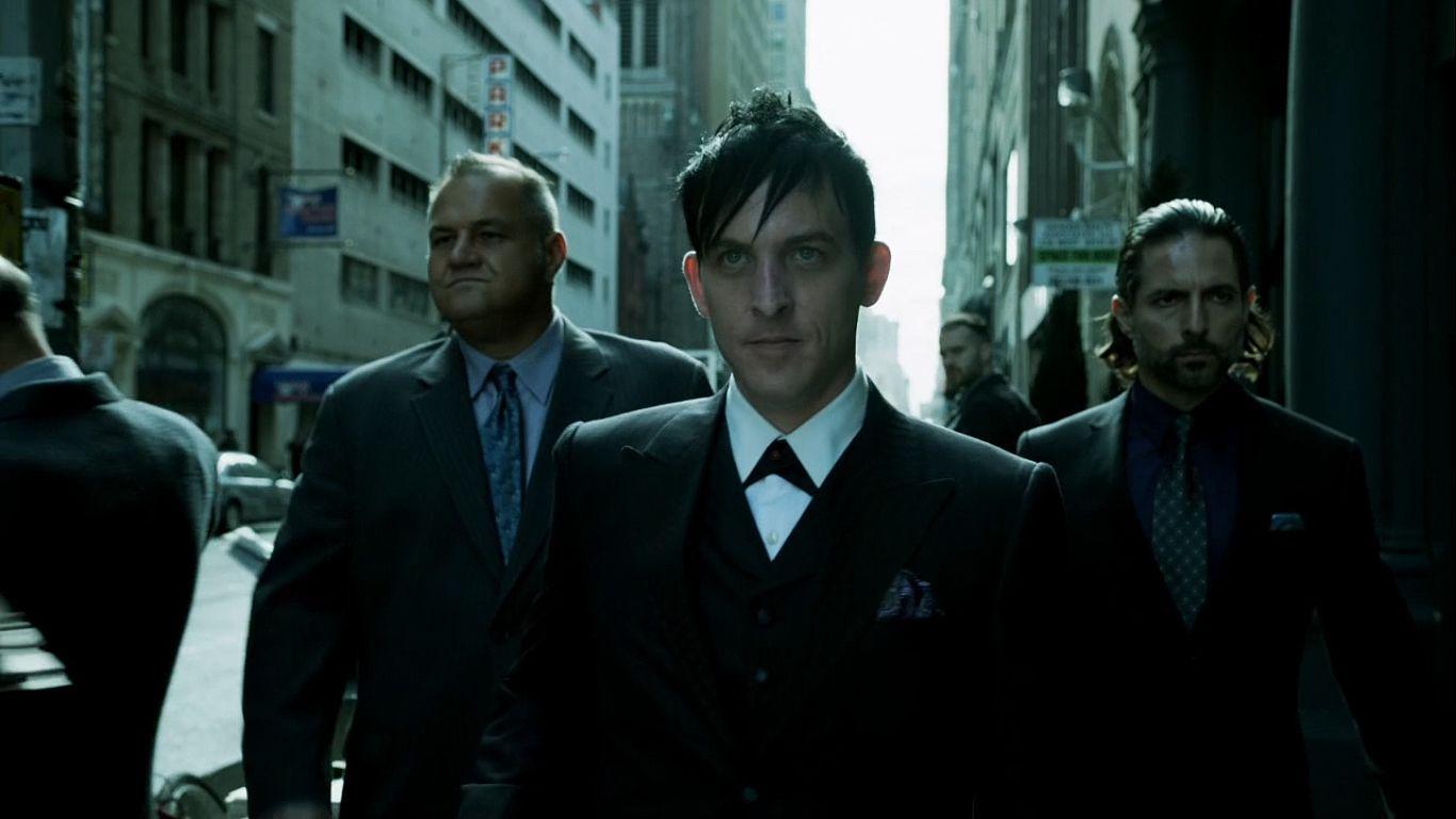 1366x768 Gotham Penguin X Riddler Wallpaper