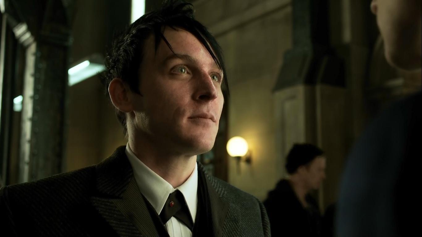1366x768 Oswald Cobblepot, The Penguin 1366x768 (Robin Lord Taylor, Gotham series screenshot). Gotham, Gotham series, Penguins
