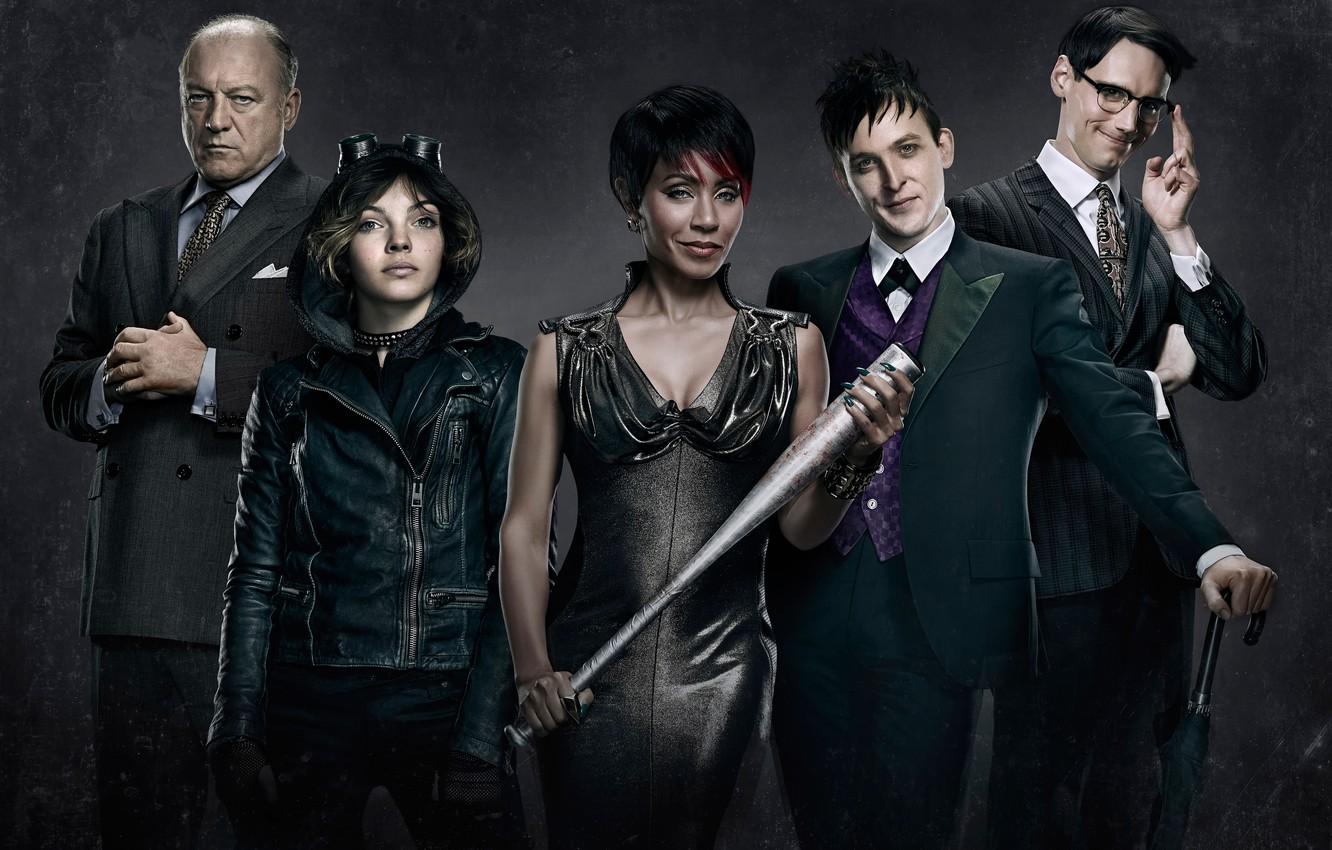 1332x850 Wallpaper Selina Kyle, Gotham, Gotham, Fish Mooney, The good, Jada Pinkett Smith, The beginning, Oswald Cobblepot, The evil, Camren Bicondova, Robin Lord Taylor image for desktop, section фильмы
