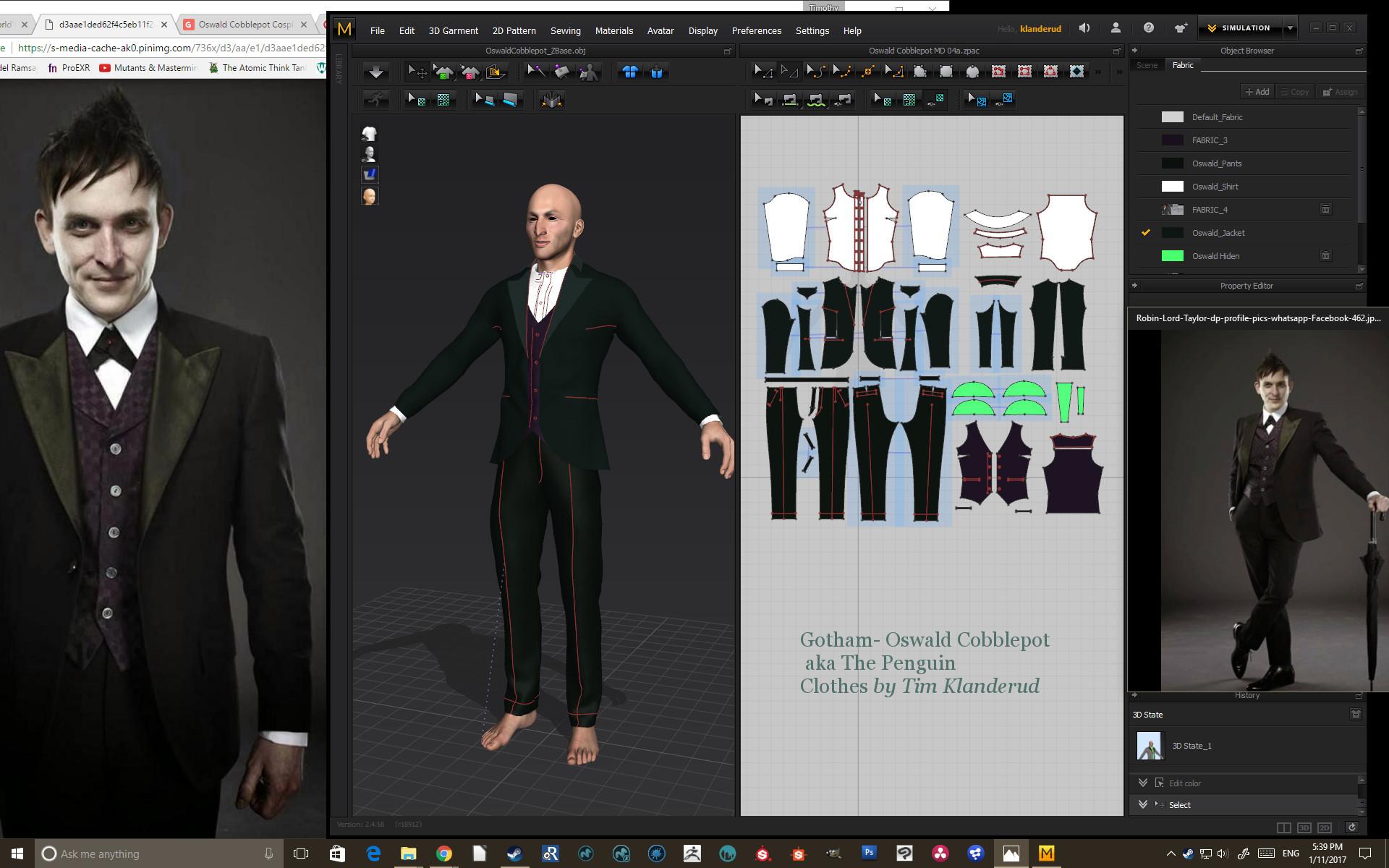 1920x1200 Gotham Oswald Cobblepot (The Penguin) WIP, Timothy Klanderud