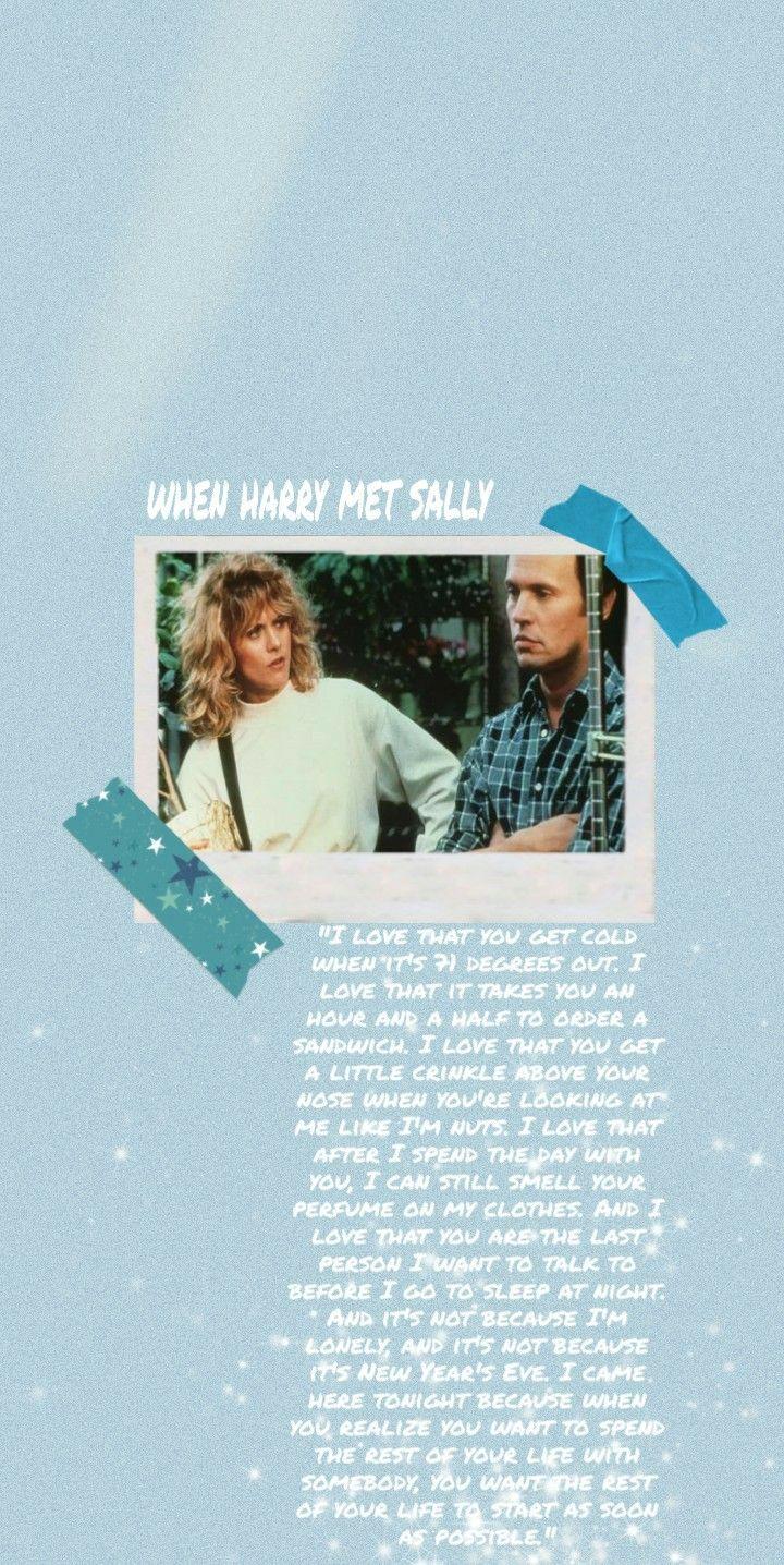 720x1436 When Harry Met Sally Wallpaper Lock Screen. When Harry Met Sally, Cute Wallpaper, Lockscreen