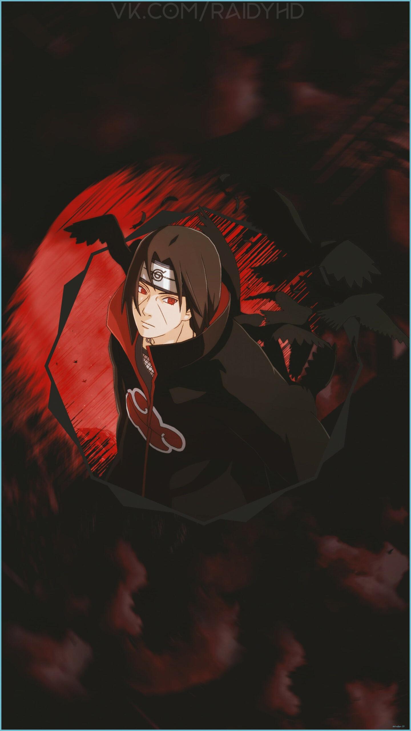 1440x2560 Picture In Picture Anime Boys #anime Uchiha Itachi K #wallpaper Wallpaper 4k