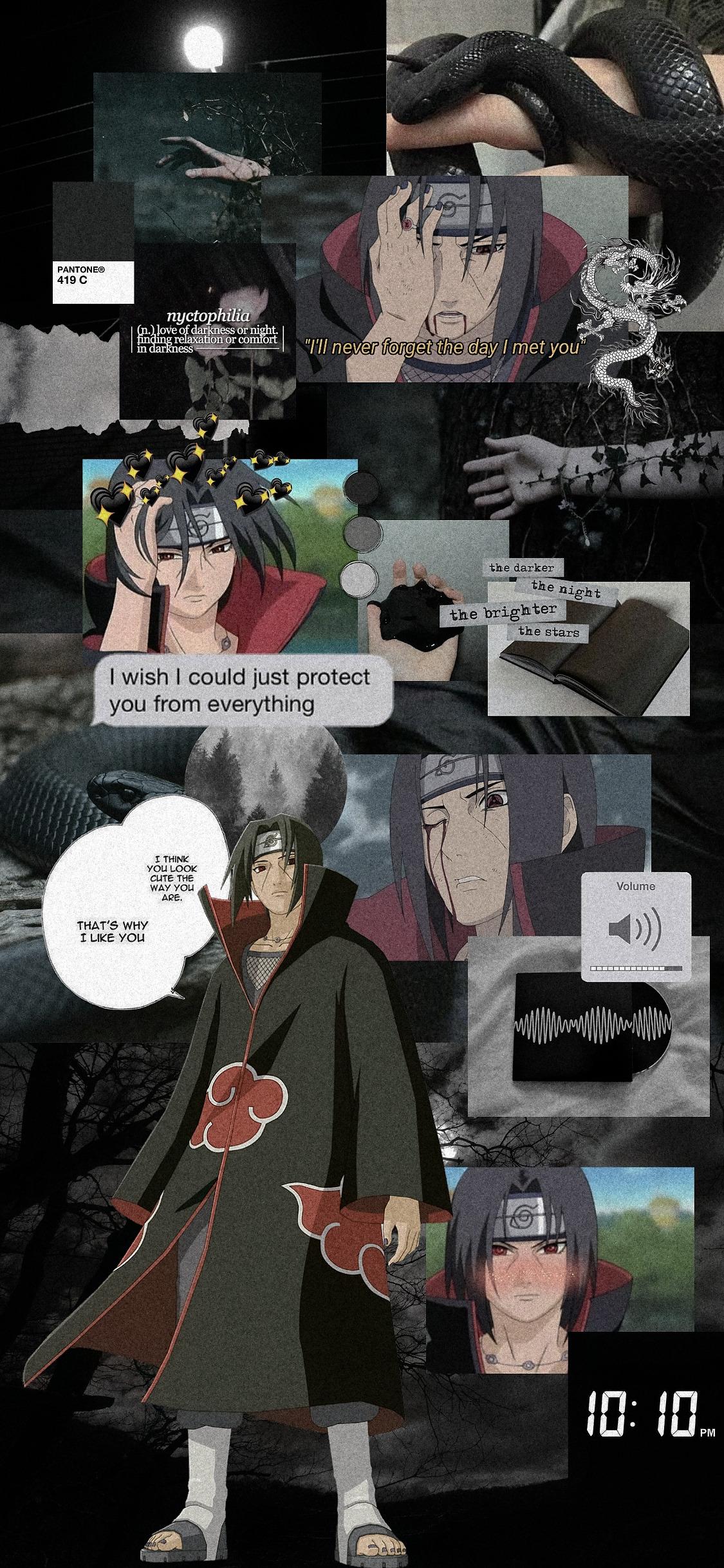 1125x2436 itachi uchiha wallpaper