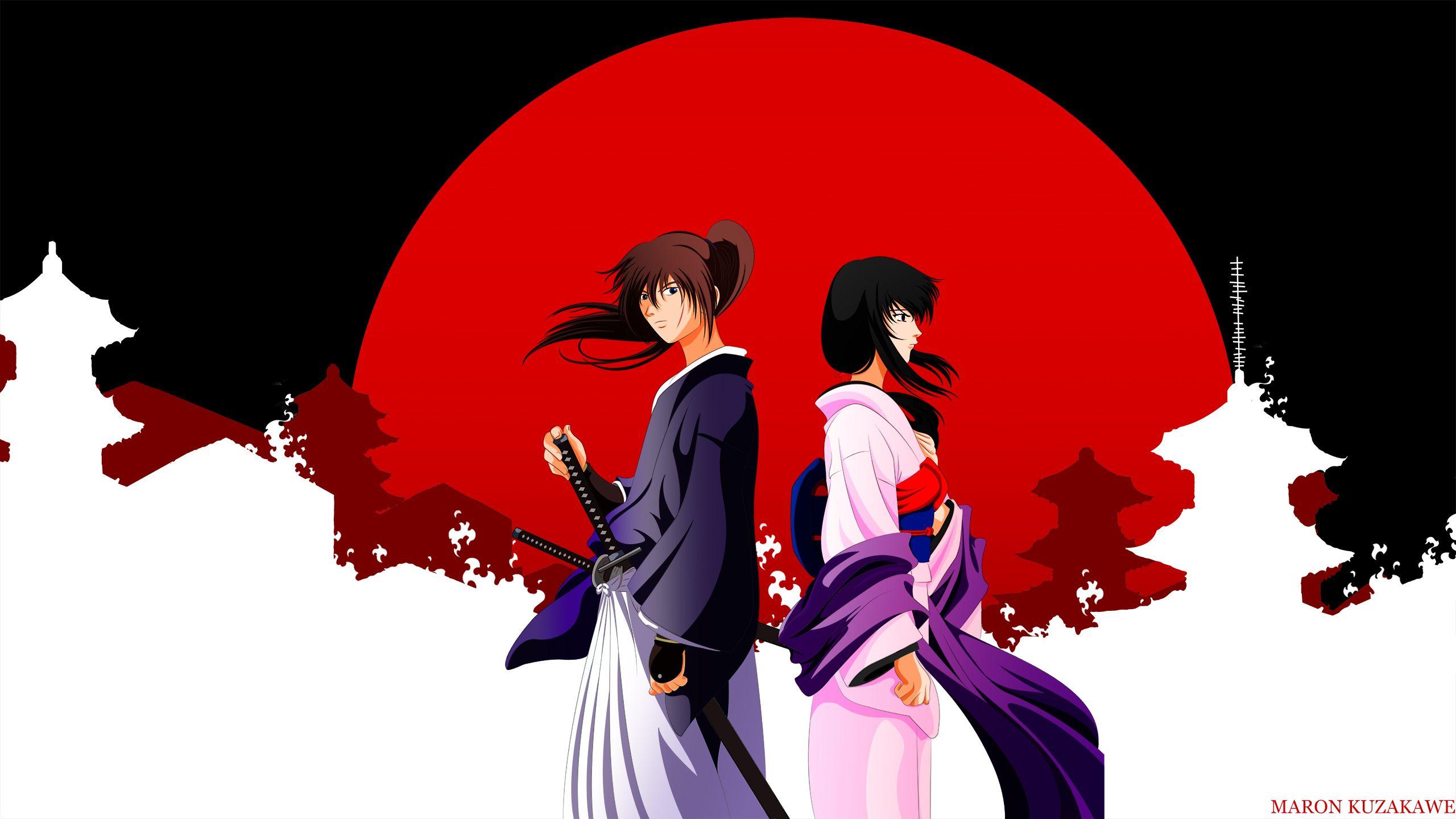 2560x1440 Download Rurouni Kenshin Wallpaper: In Memories (2560x1440). Rurouni kenshin, Anime, Kenshin anime
