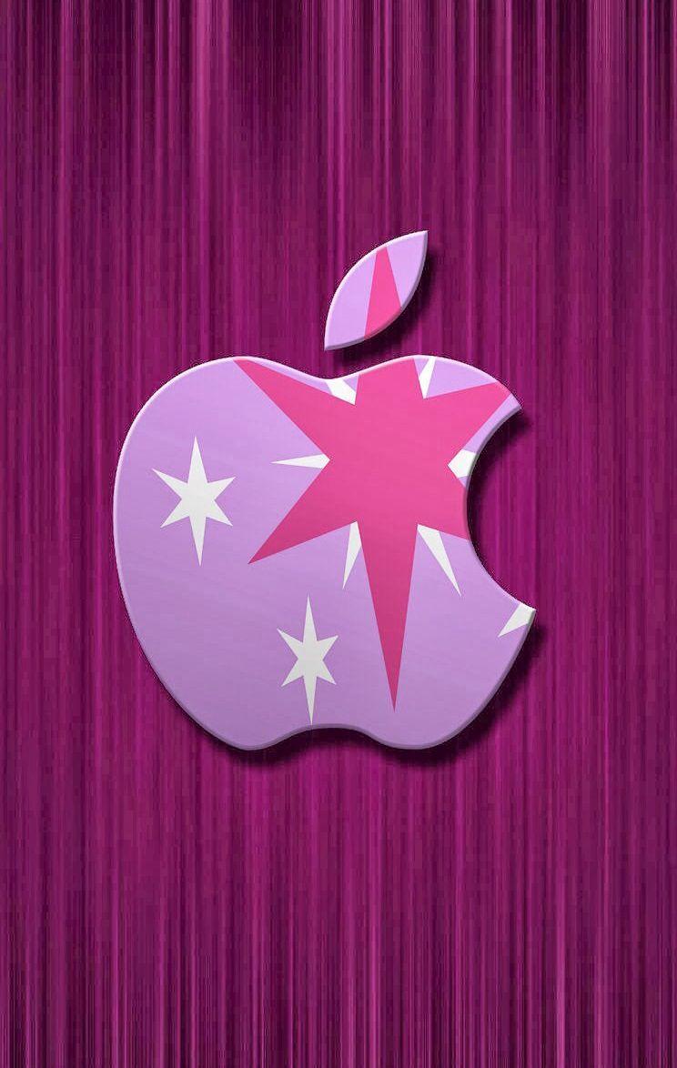 Pink Apple Logo Wallpapers - Top Free Pink Apple Logo Backgrounds ...