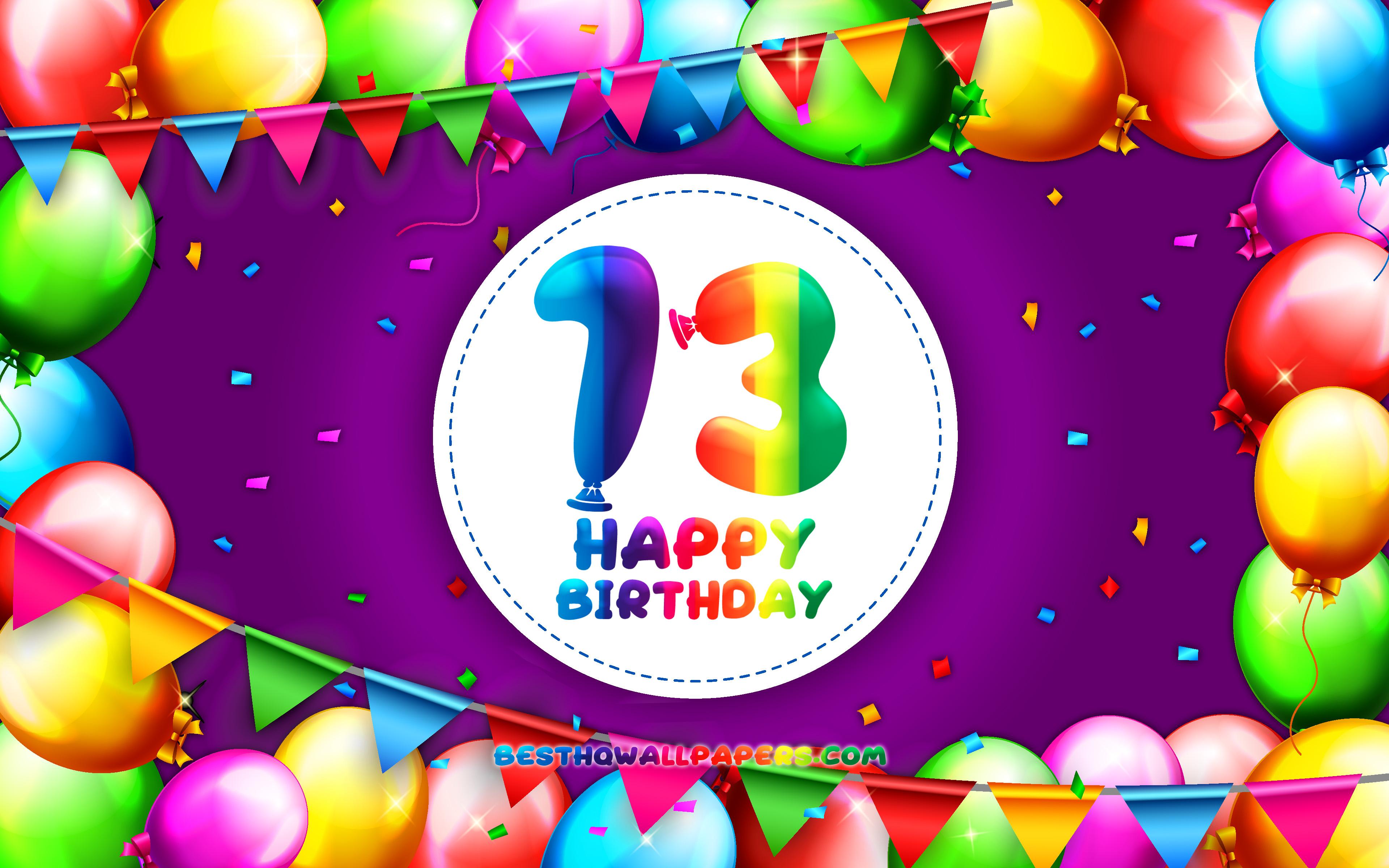 3840x2400 Birthday 13th Wallpaper