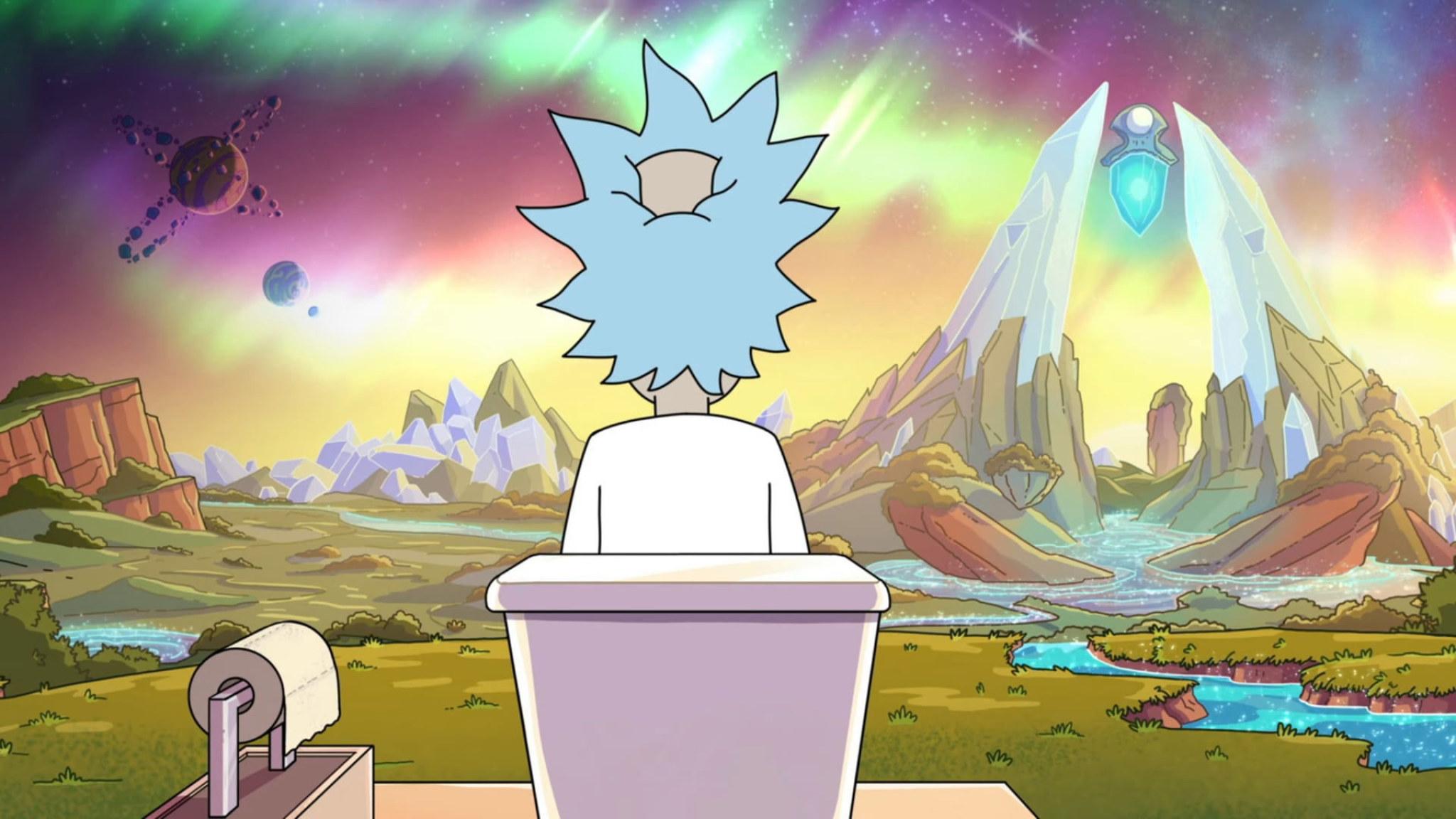 2048x1152 Wallpaper Rick And Morty, Toilets • Wallpaper For You HD Wallpaper For Desktop & Mobile