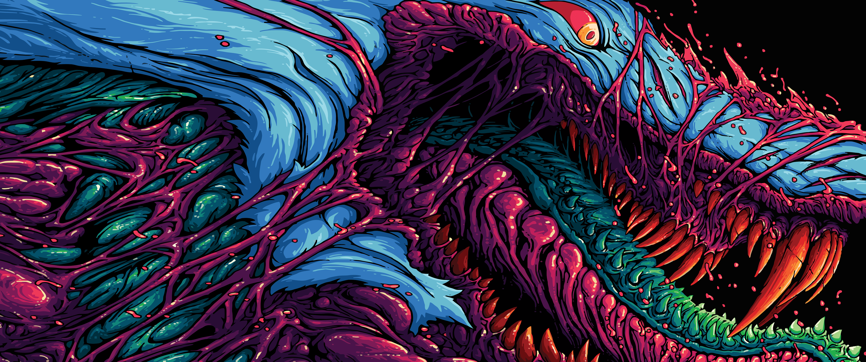 3440x1440 Csgo Hyper Beast HD Wallpaper