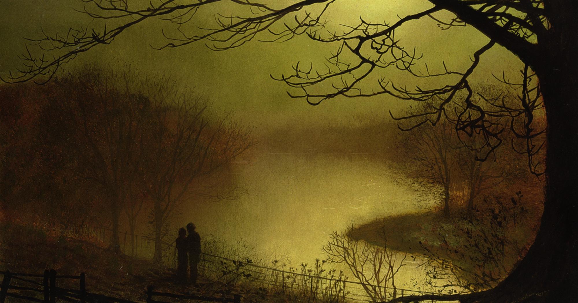 2000x1048 paintings john atkinson grimshaw 2000x1048 wallpaper