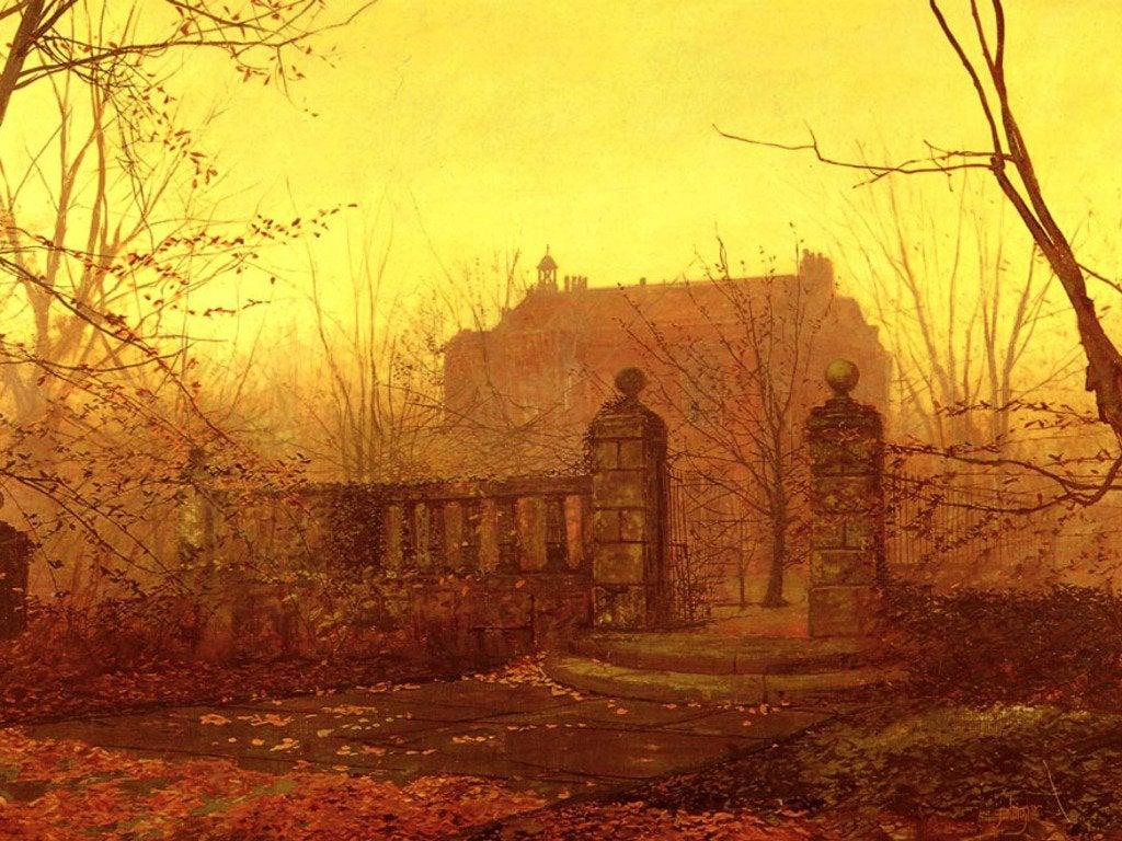 1024x768 Moody landscapes of Victorian Britain John Atkinson Grimshaw: unitedkingdom