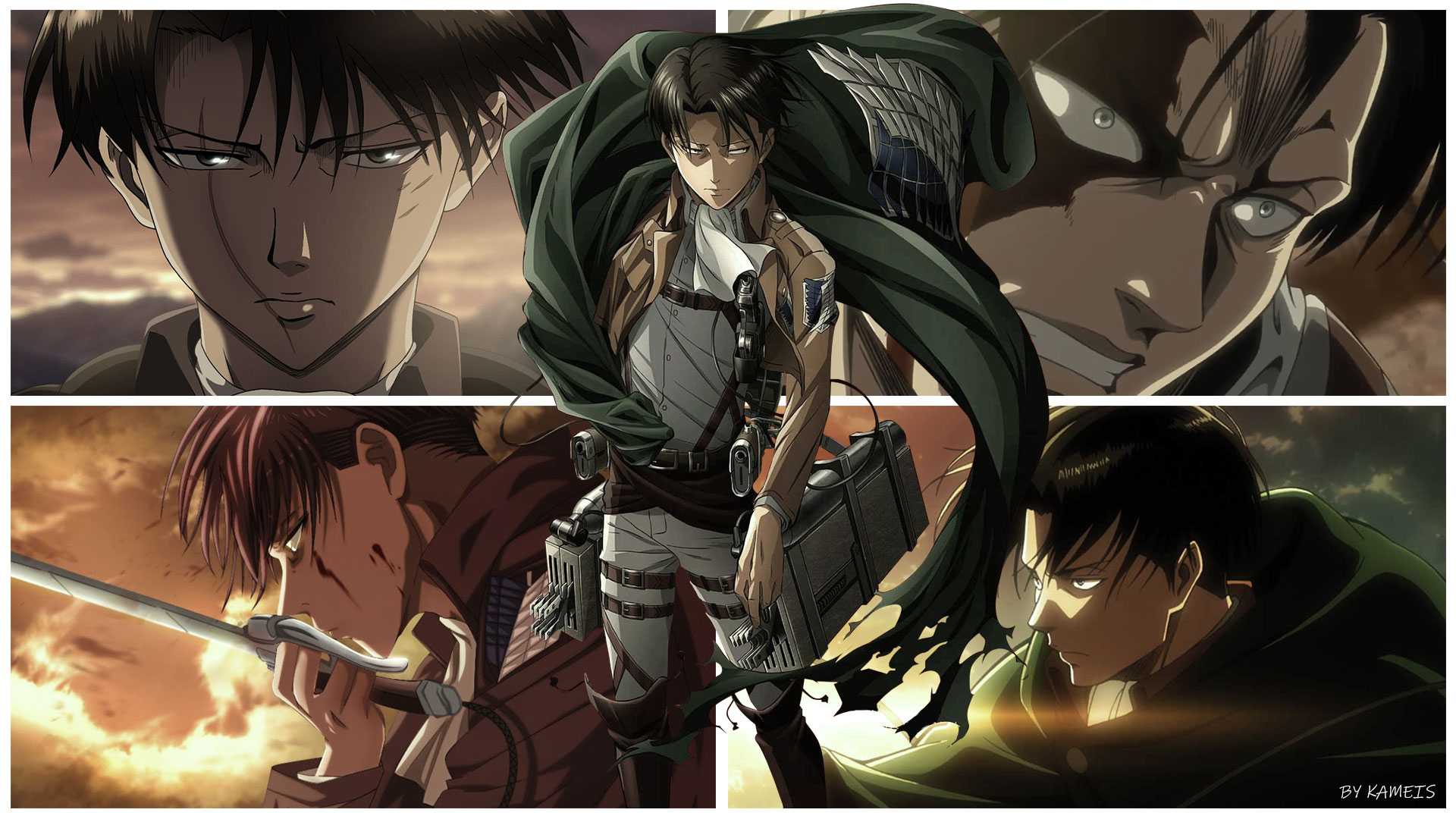 1920x1080 Levi Ackerman Wallpaper