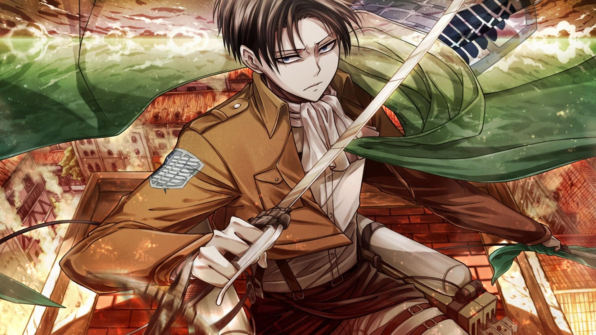 1920x1080 Levi Ackerman Wallpaper