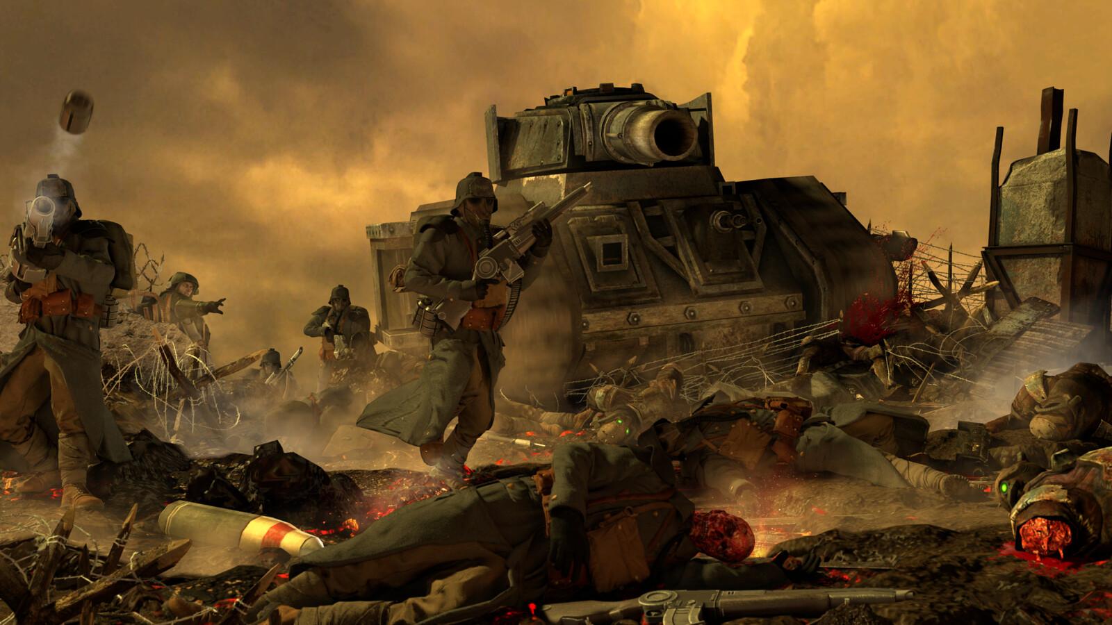 1600x900 Death Korps of Krieg, Daniel Madsonium Zavadil