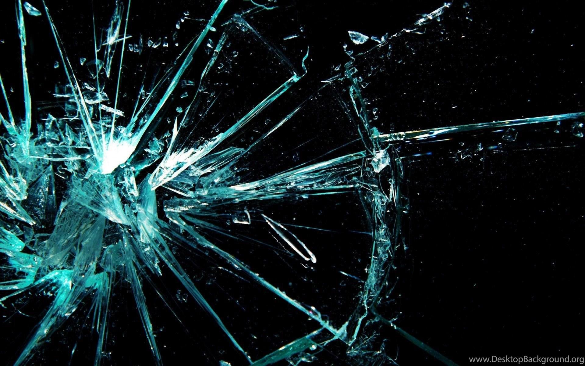 1920x1200 Broken Glass Shattered Crack Abstract Window Bokeh Pattern. Desktop Background