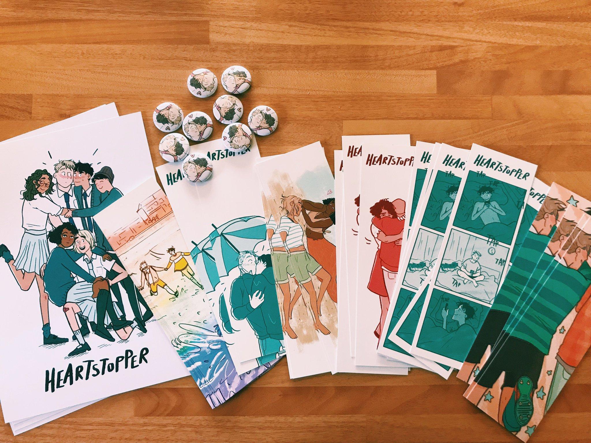 2048x1536 Alice Oseman Updates Twitterissä: all my Heartstopper goodies for the Vol 2 launch just arrived, PHEW. I'll be bringing these to give away (for free!) to the launch tomorrow, and if there