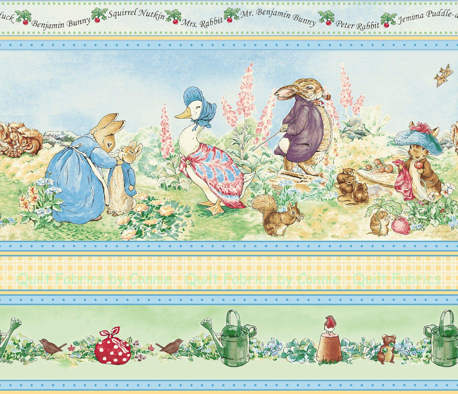 Beatrix Potter Nursery Fabric Wallpaper and Home Decor  Spoonflower