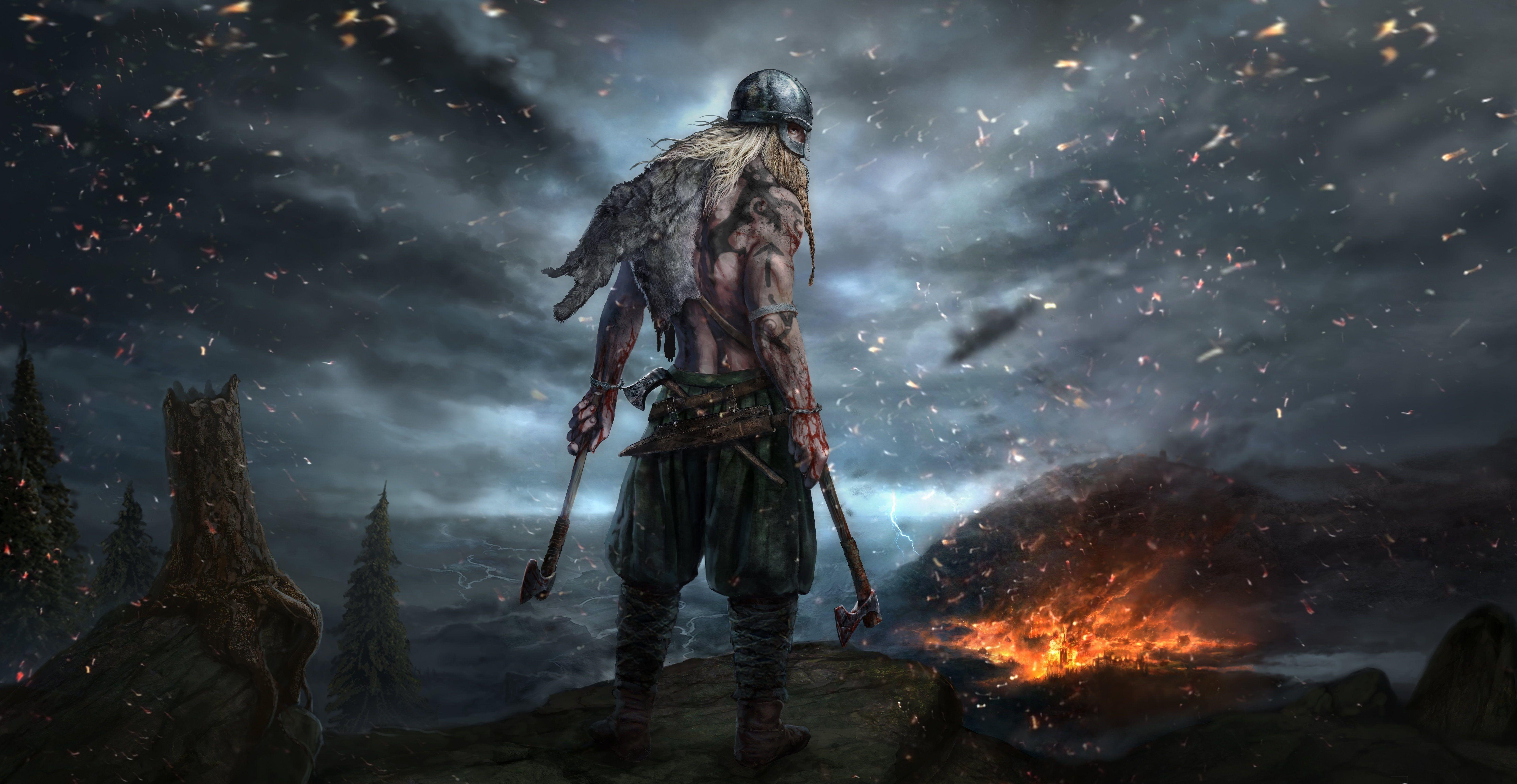 7680x3971 8K Wallpaper Games (59). Viking history, Vikings, Viking wallpaper