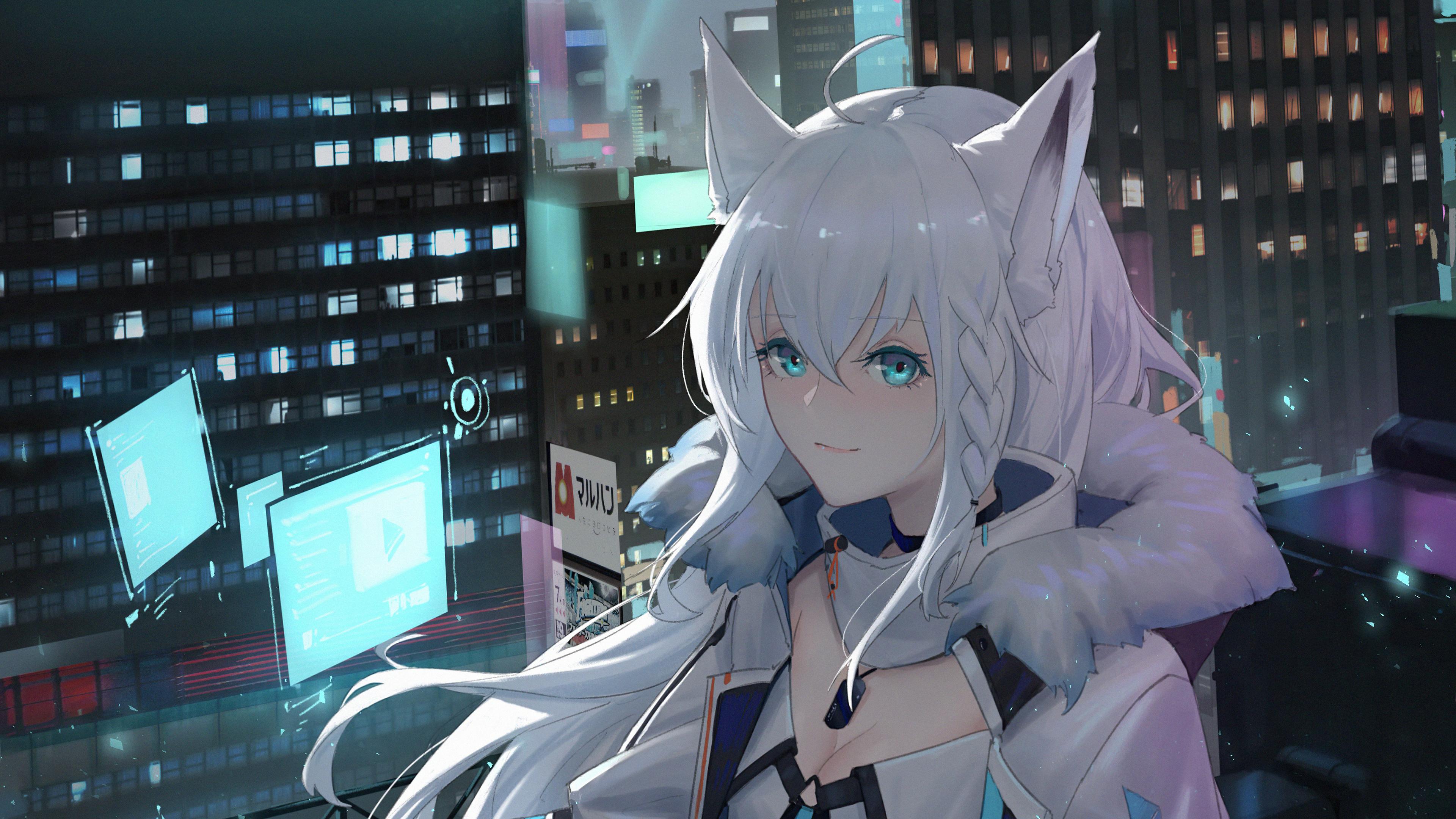 3840x2160 Shirakami Fubuki 4k iPad Pro Retina Display HD 4k Wallpaper, Image, Background, Photo and Picture
