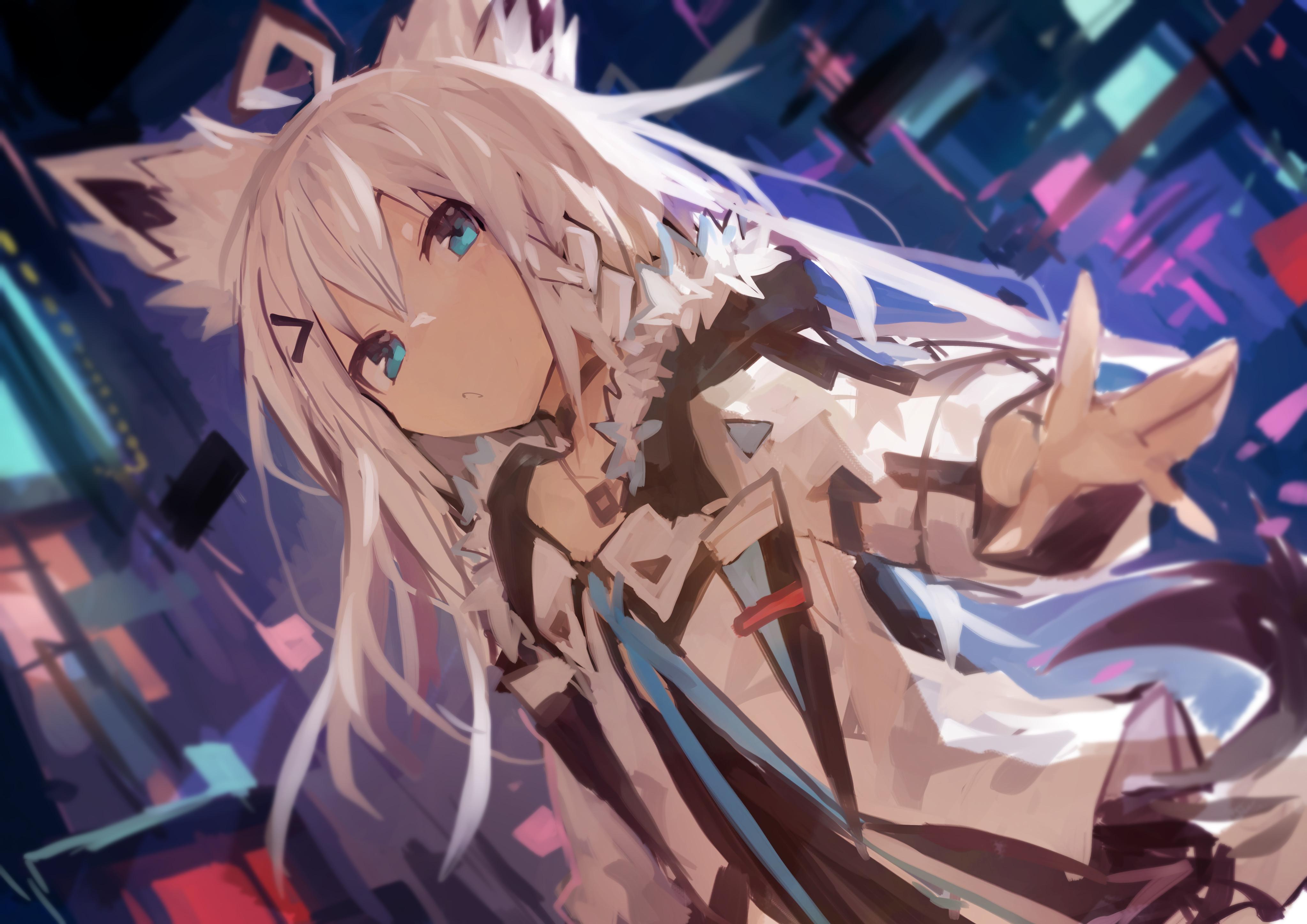 4093x2894 Shirakami Fubuki 4k Ultra HD Wallpaper