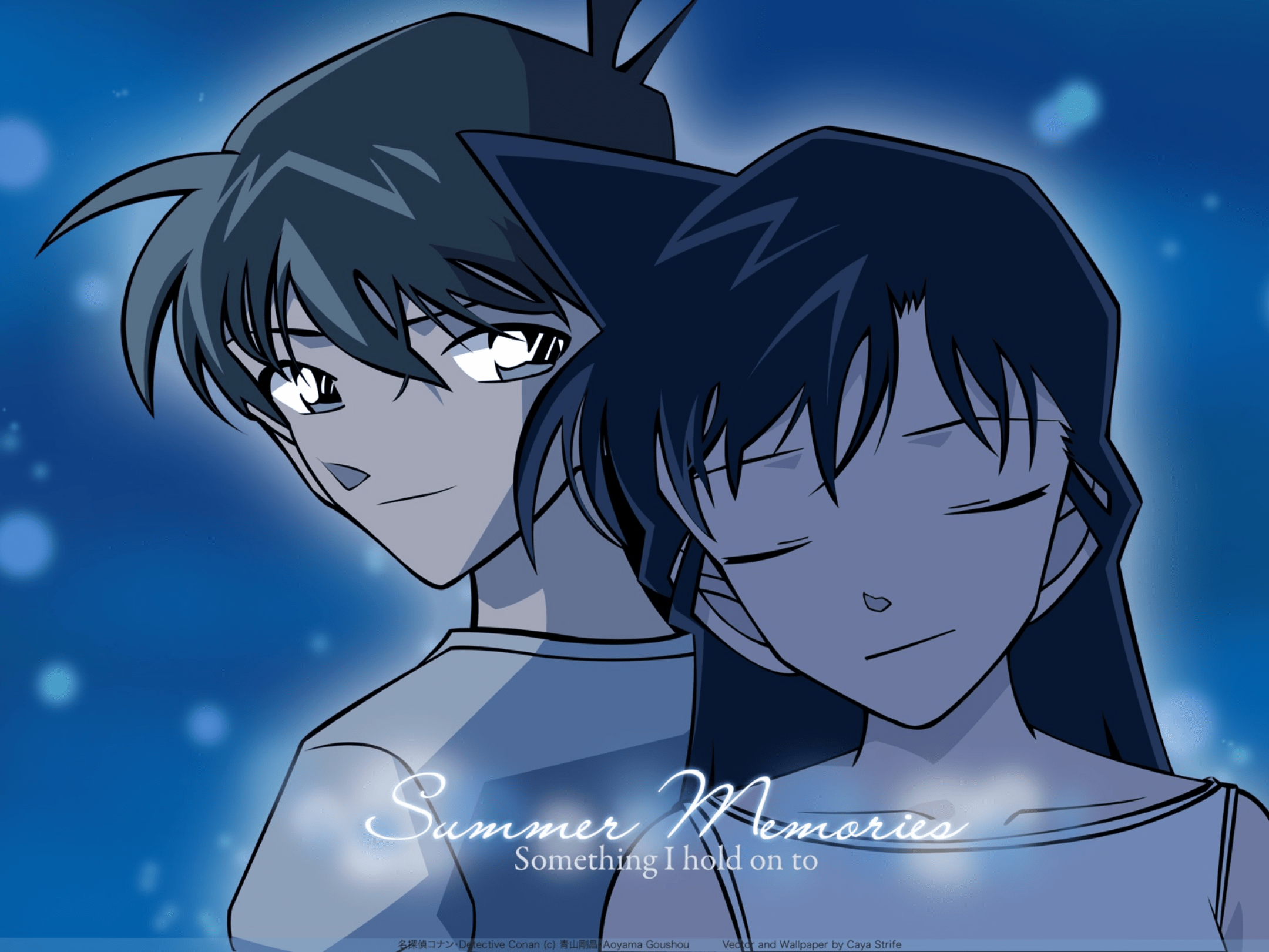 2160x1620 Shinichi Kudo Xiaolan Wallpaper:2160x1620
