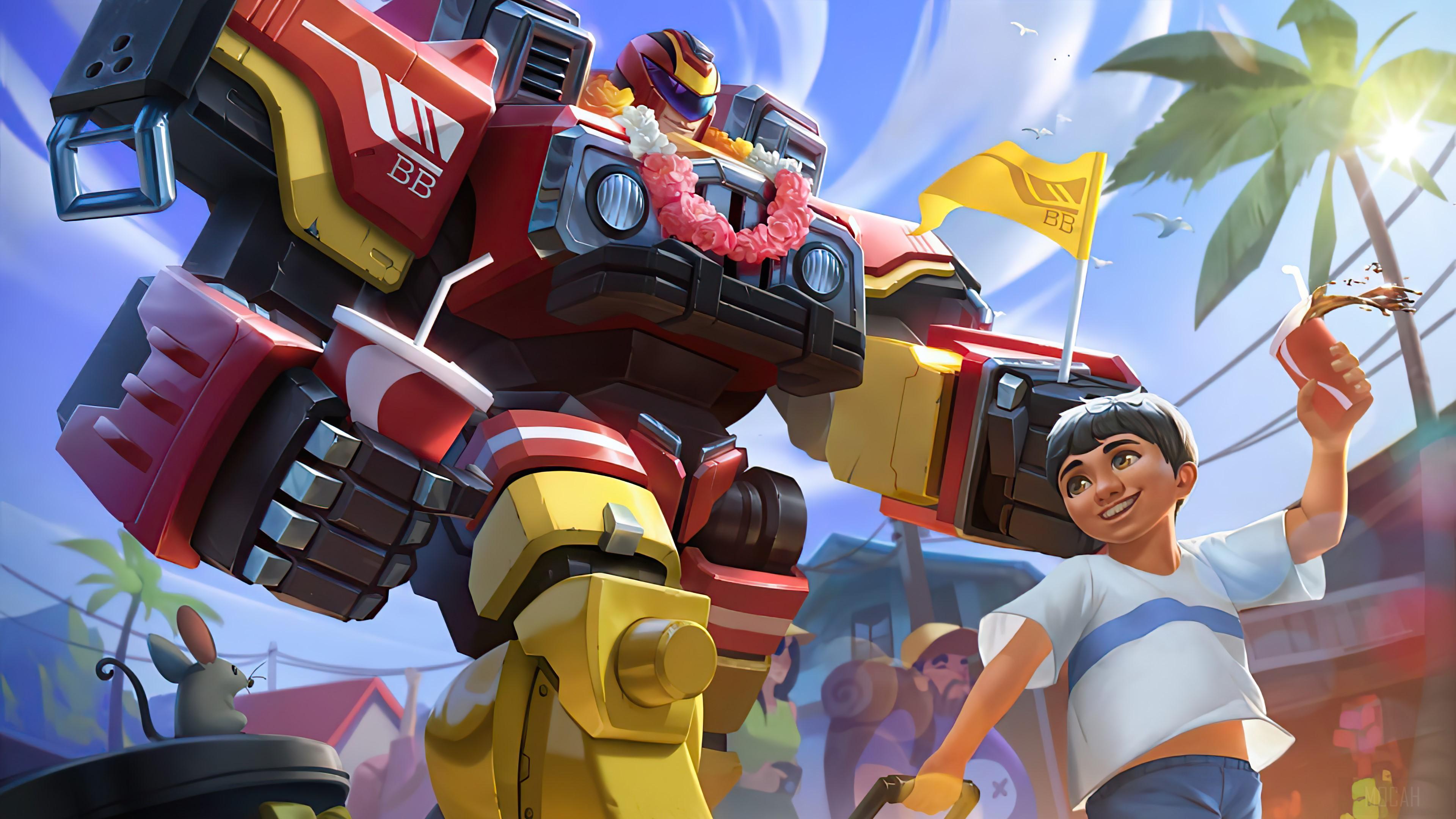 3840x2160 Johnson, Jeepney Racer, Skin, Mobile Legends Bang Bang, ML, MLBB, Video Game 4k wallpaper. Mocah HD Wallpaper